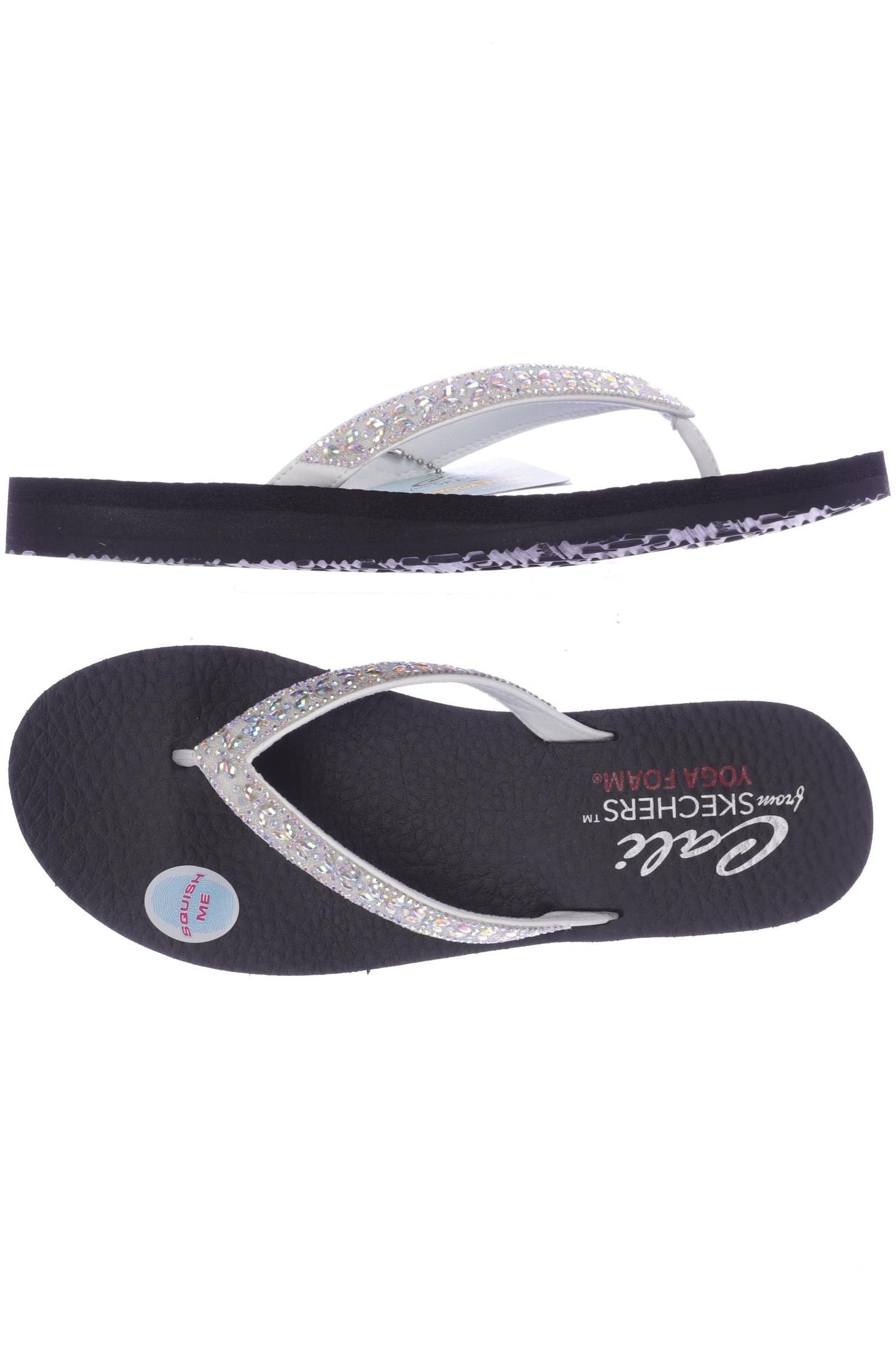 

Skechers Damen Sandale, weiß, Gr. 40