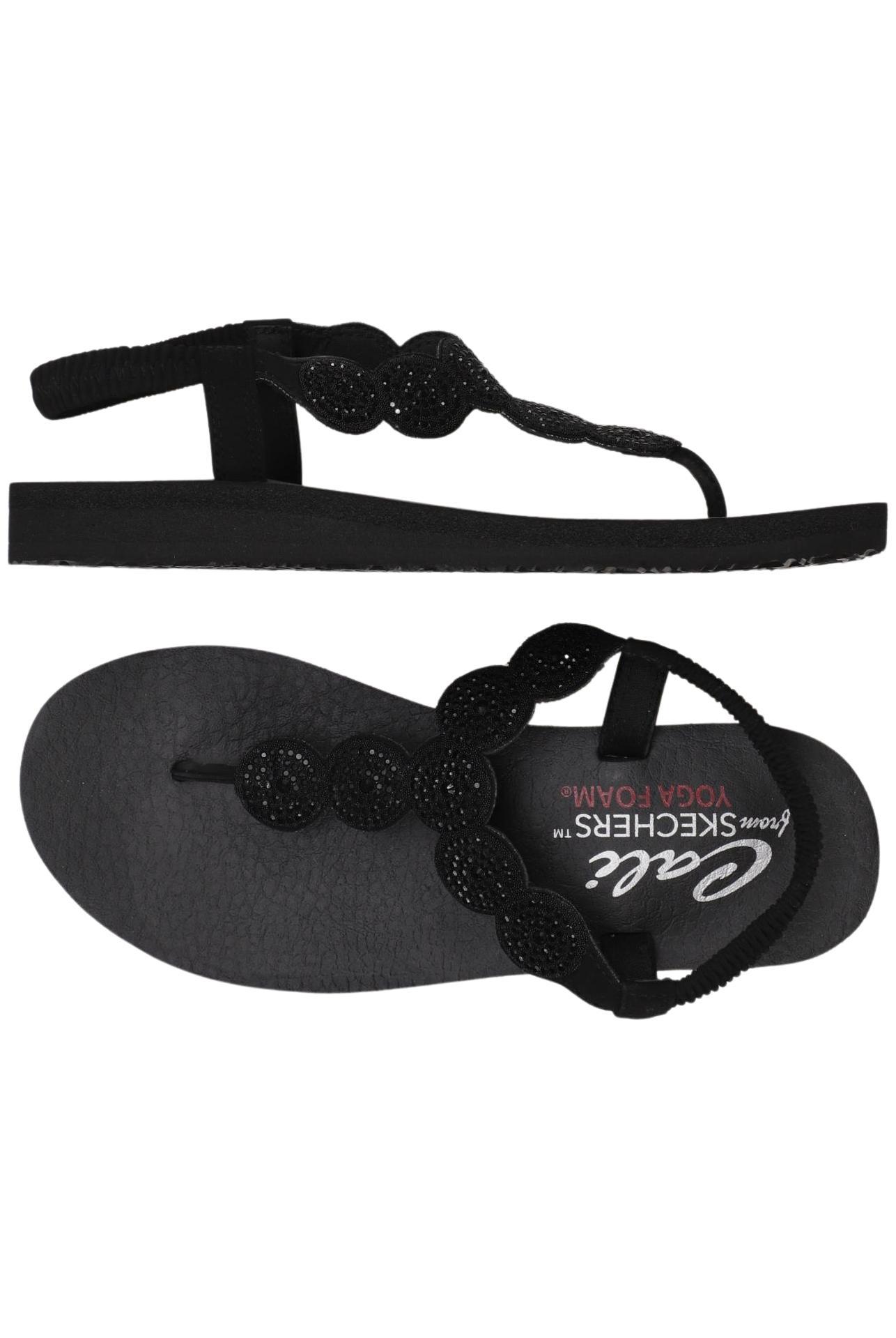 

Skechers Damen Sandale, schwarz, Gr. 39