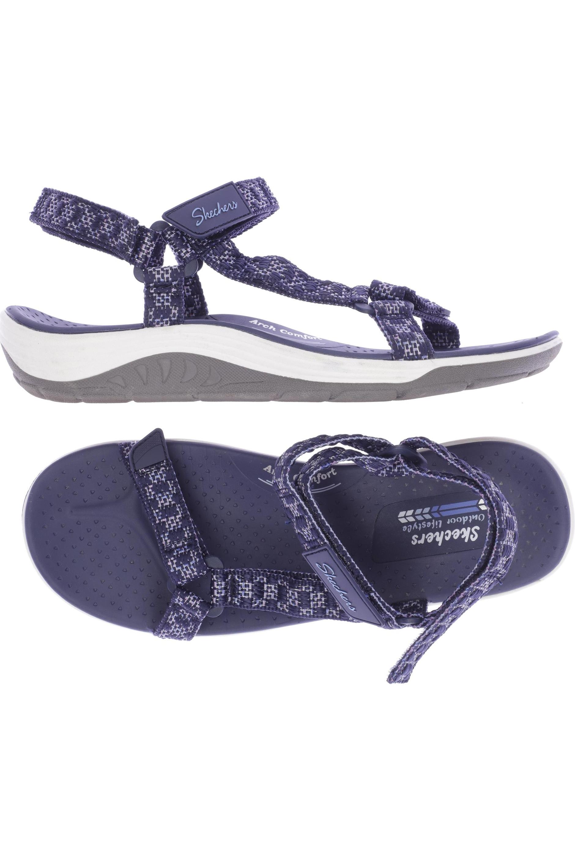 

SKECHERS Damen Sandale, marineblau