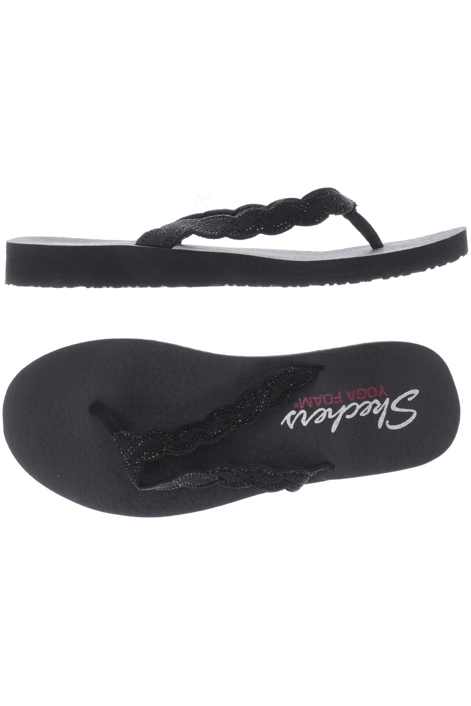 

Skechers Damen Sandale, schwarz, Gr. 8