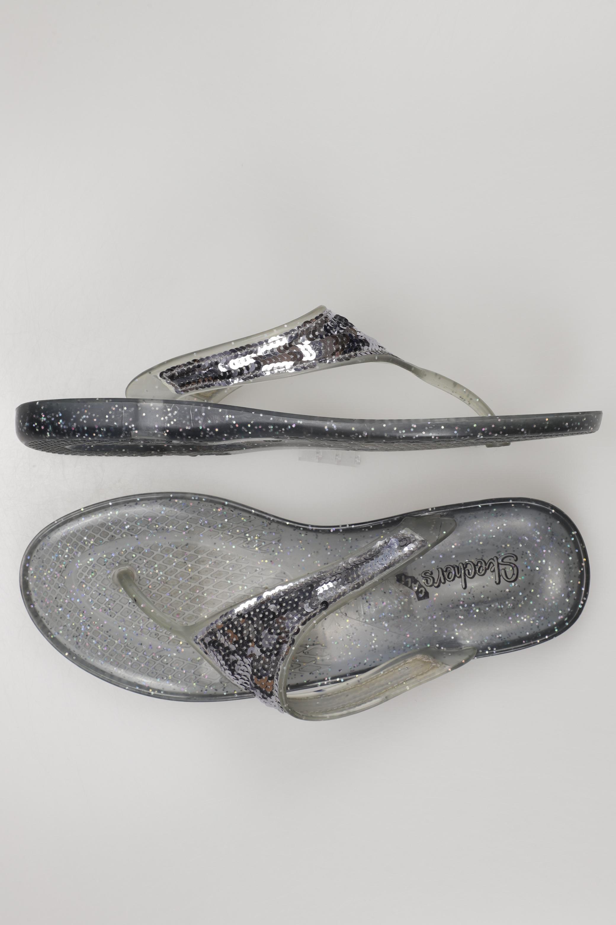 

Skechers Damen Sandale, grau, Gr. 10