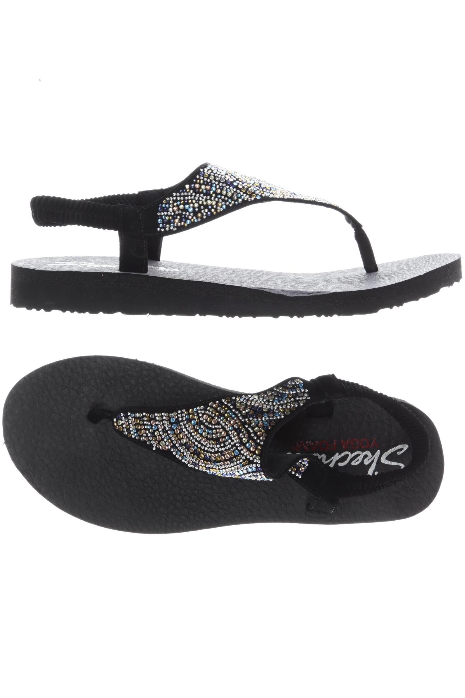 

Skechers Damen Sandale, schwarz, Gr. 39