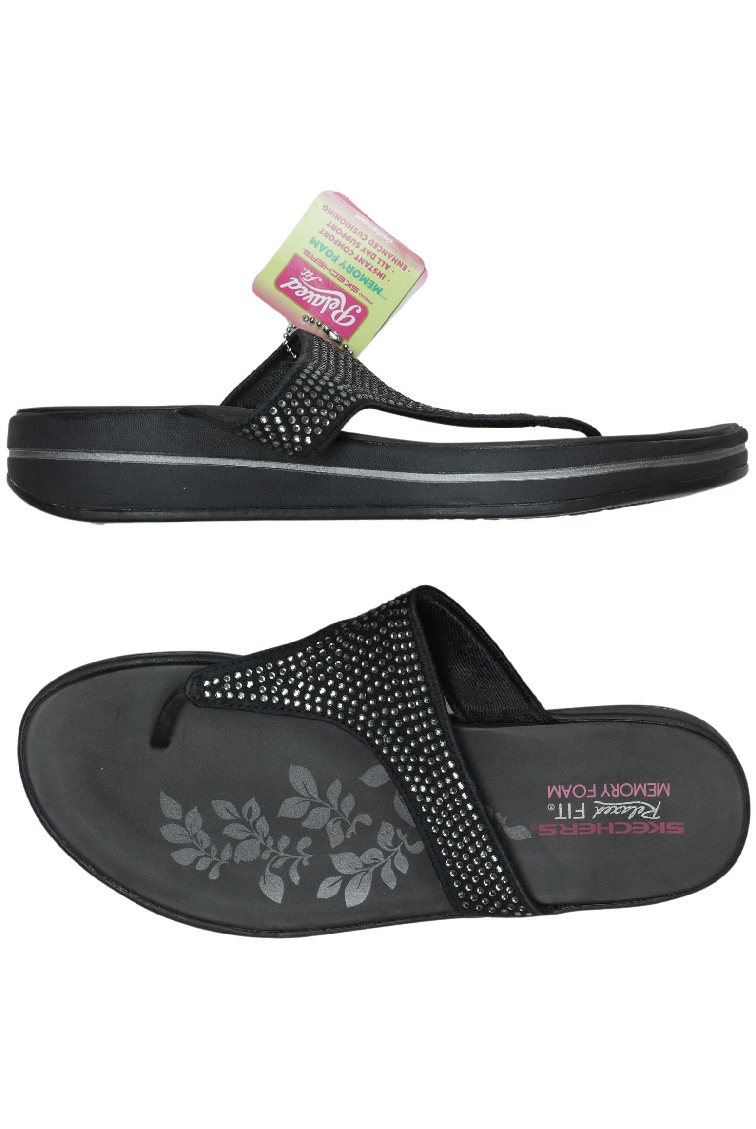 

Skechers Damen Sandale, schwarz, Gr. 40