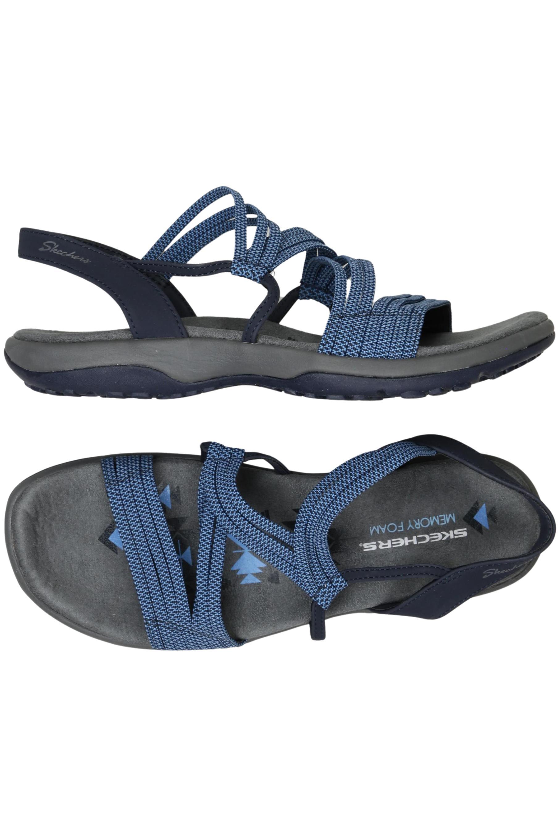 

Skechers Damen Sandale, marineblau, Gr. 39