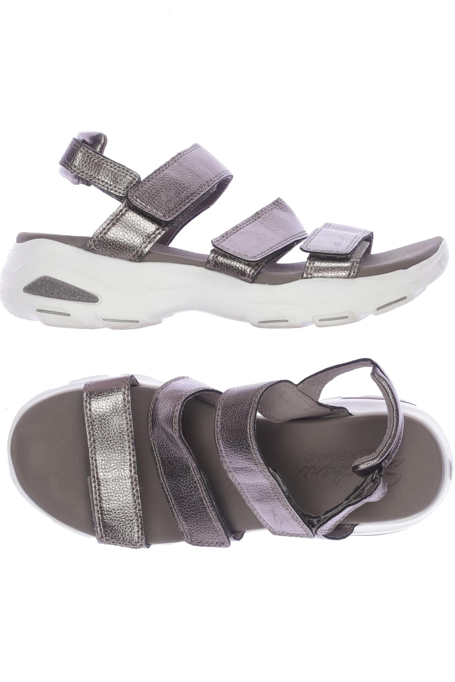 

Skechers Damen Sandale, braun, Gr. 9