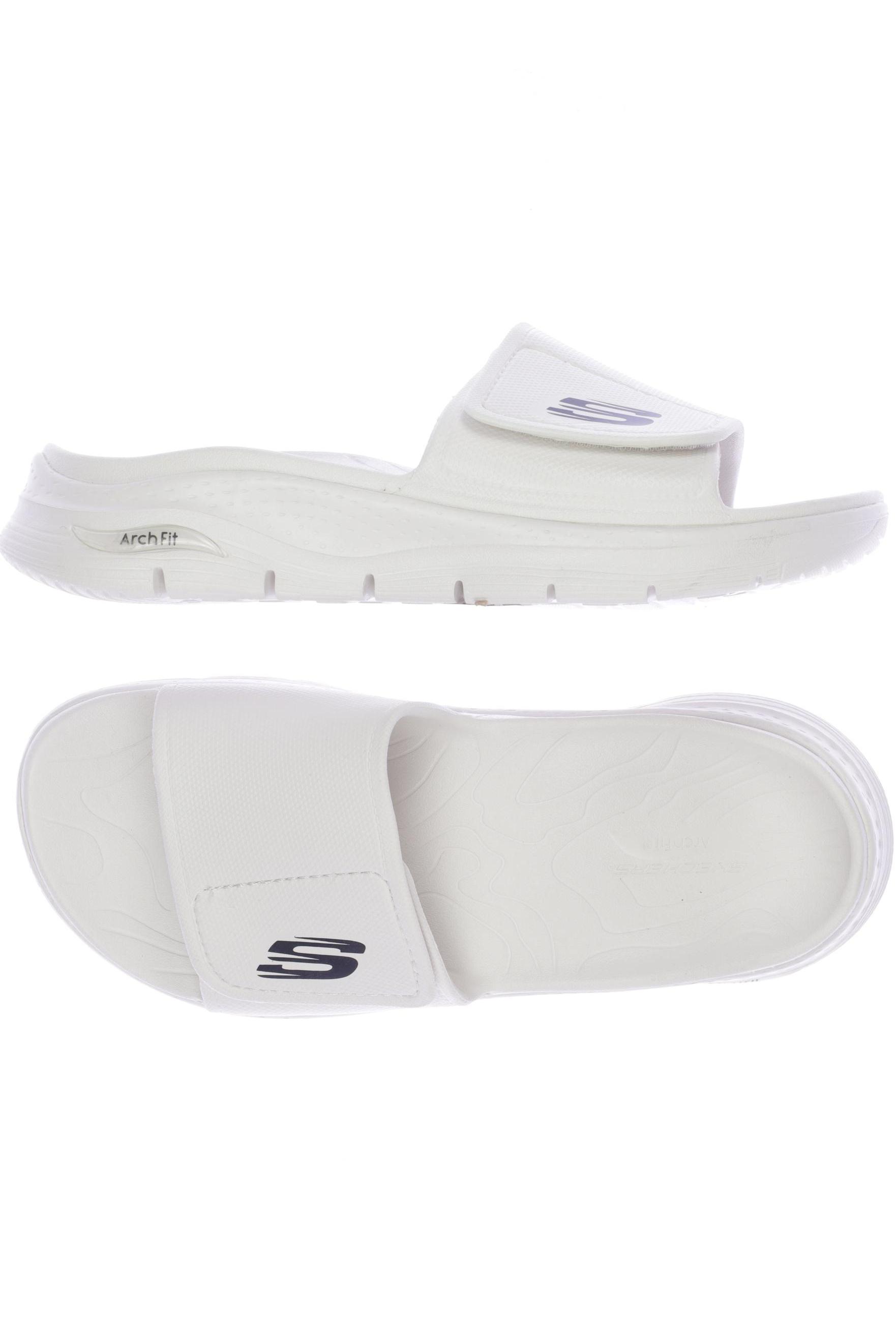 

Skechers Damen Sandale, weiß, Gr. 8