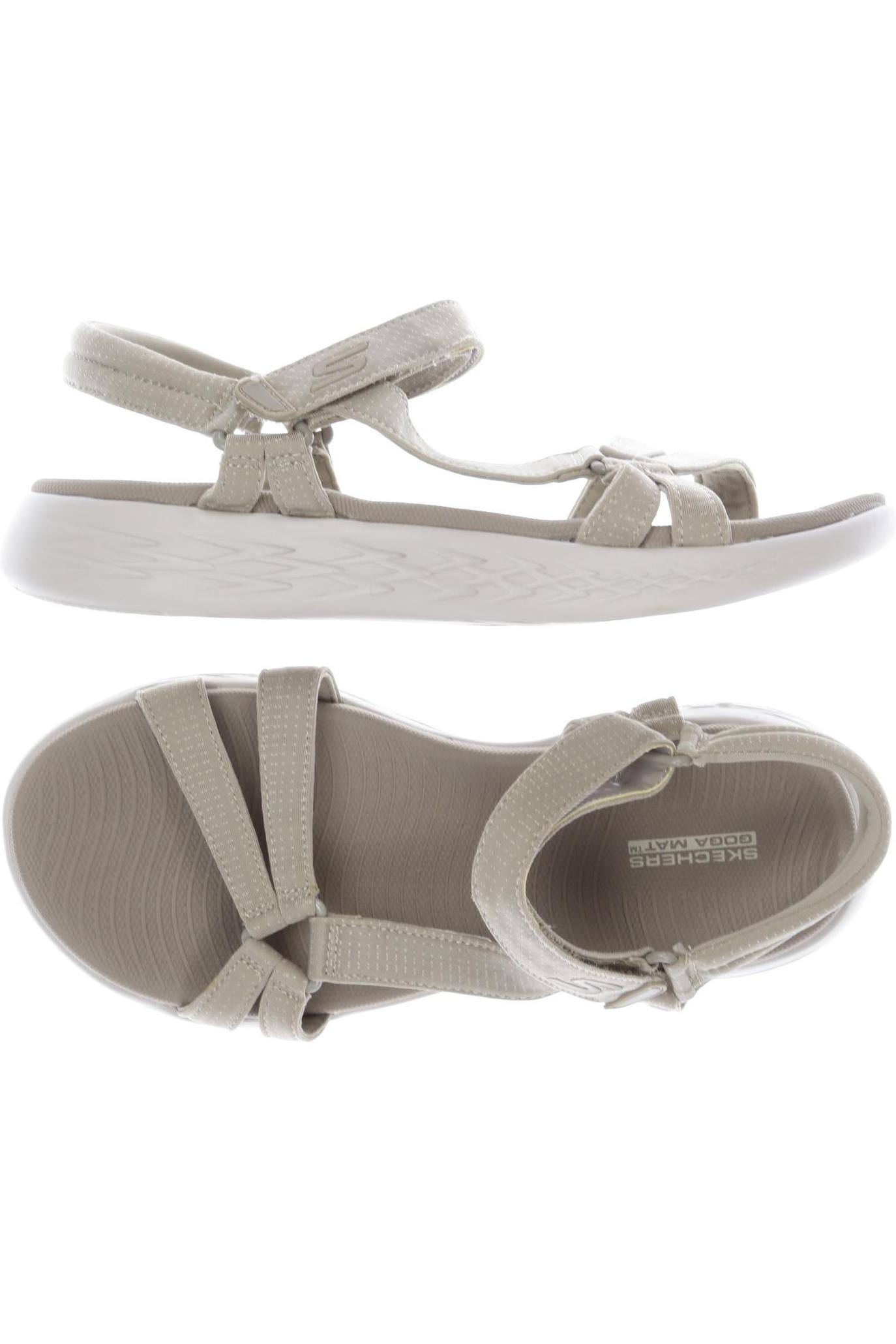 

Skechers Damen Sandale, beige, Gr. 37