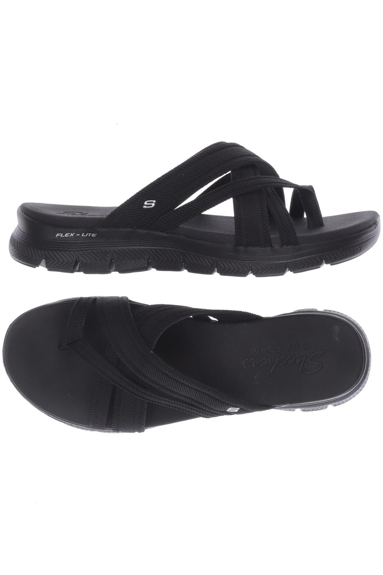 

Skechers Damen Sandale, schwarz, Gr. 40