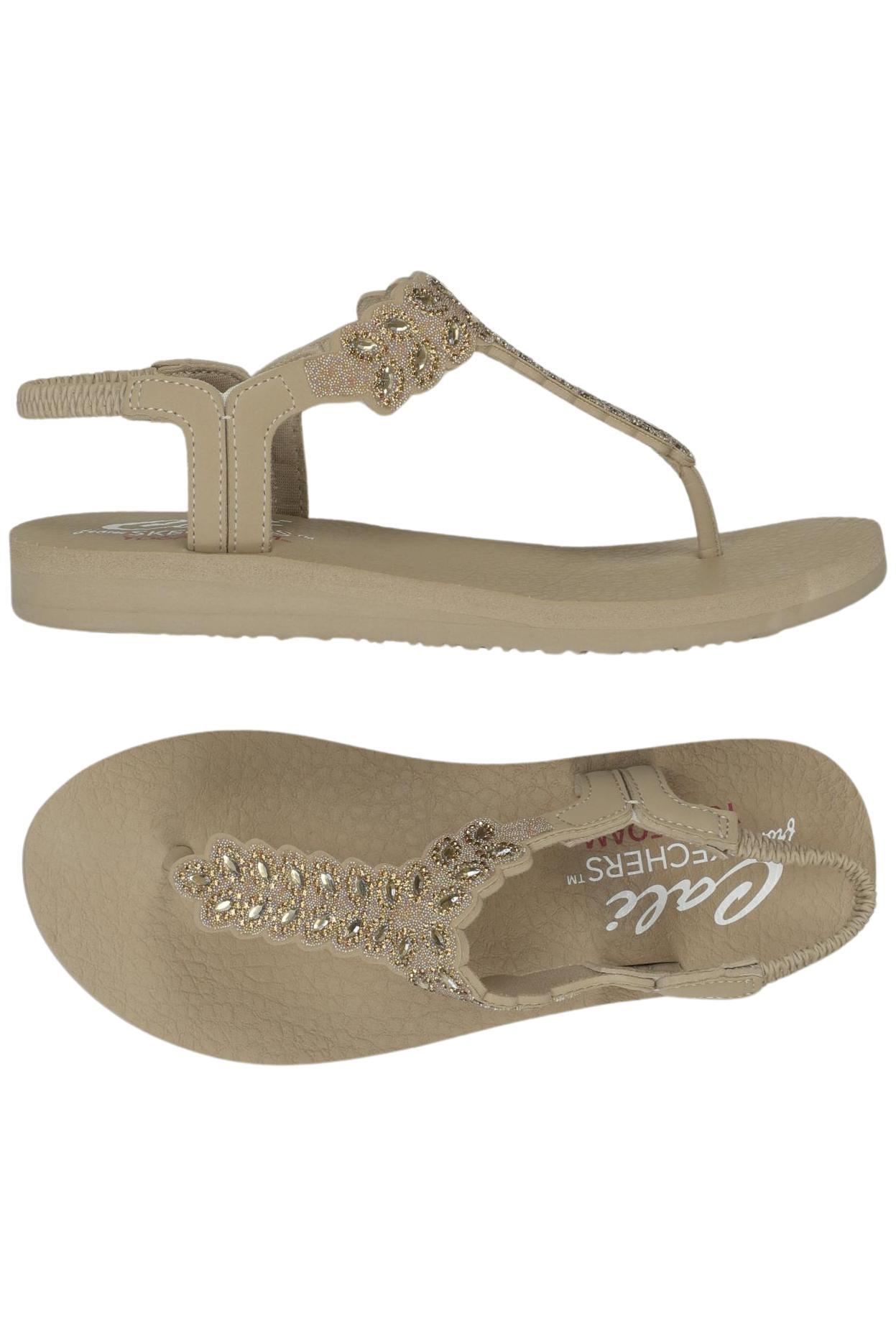 

Skechers Damen Sandale, beige, Gr. 37