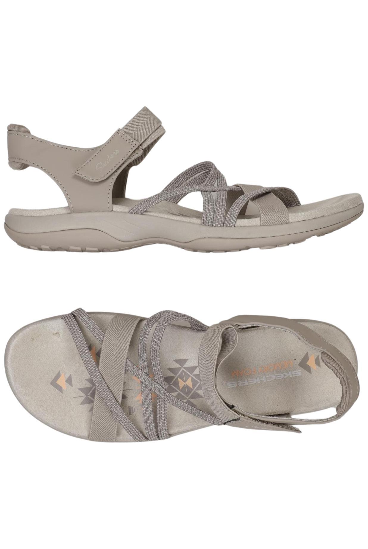 

Skechers Damen Sandale, beige, Gr. 39