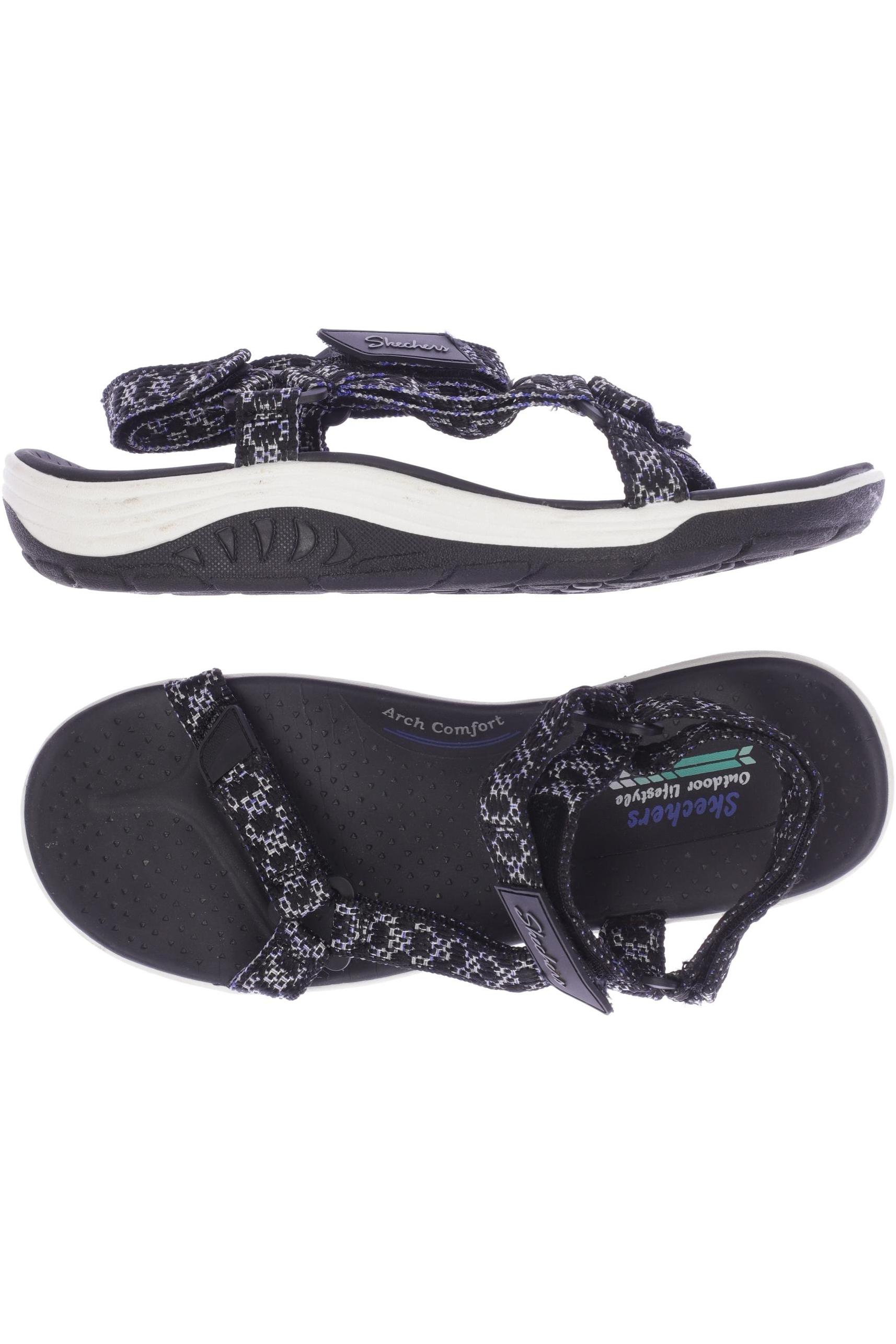 

SKECHERS Damen Sandale, grau