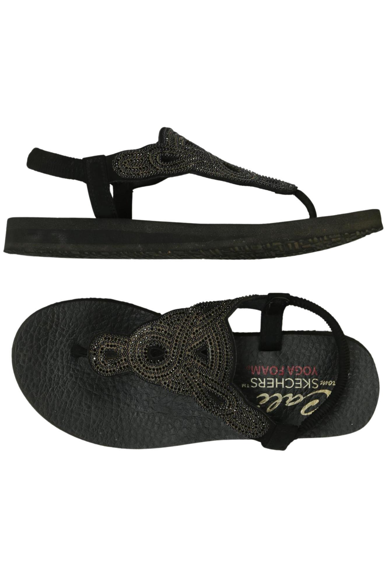 

Skechers Damen Sandale, schwarz, Gr. 39