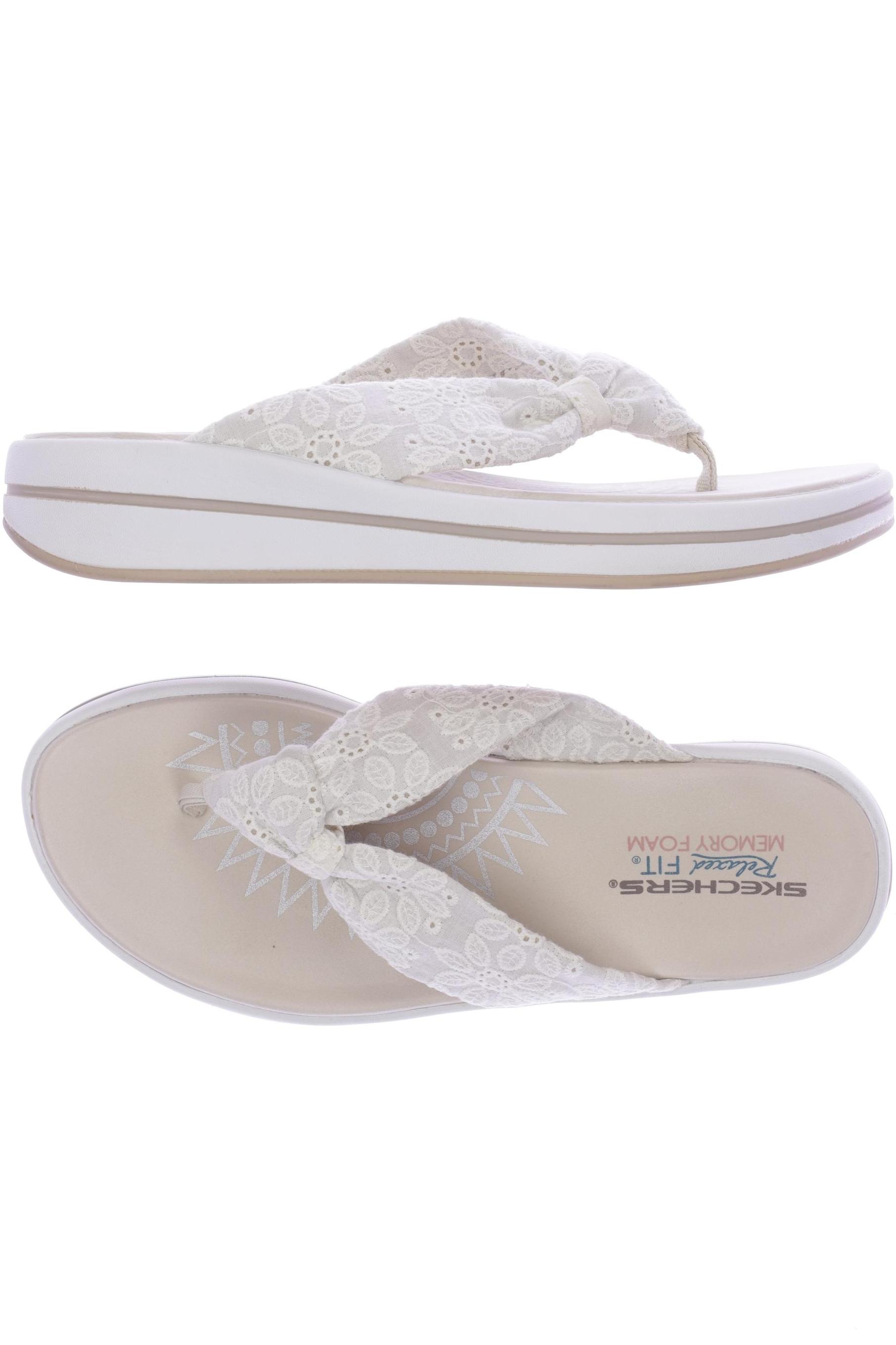 

Skechers Damen Sandale, cremeweiß, Gr. 37