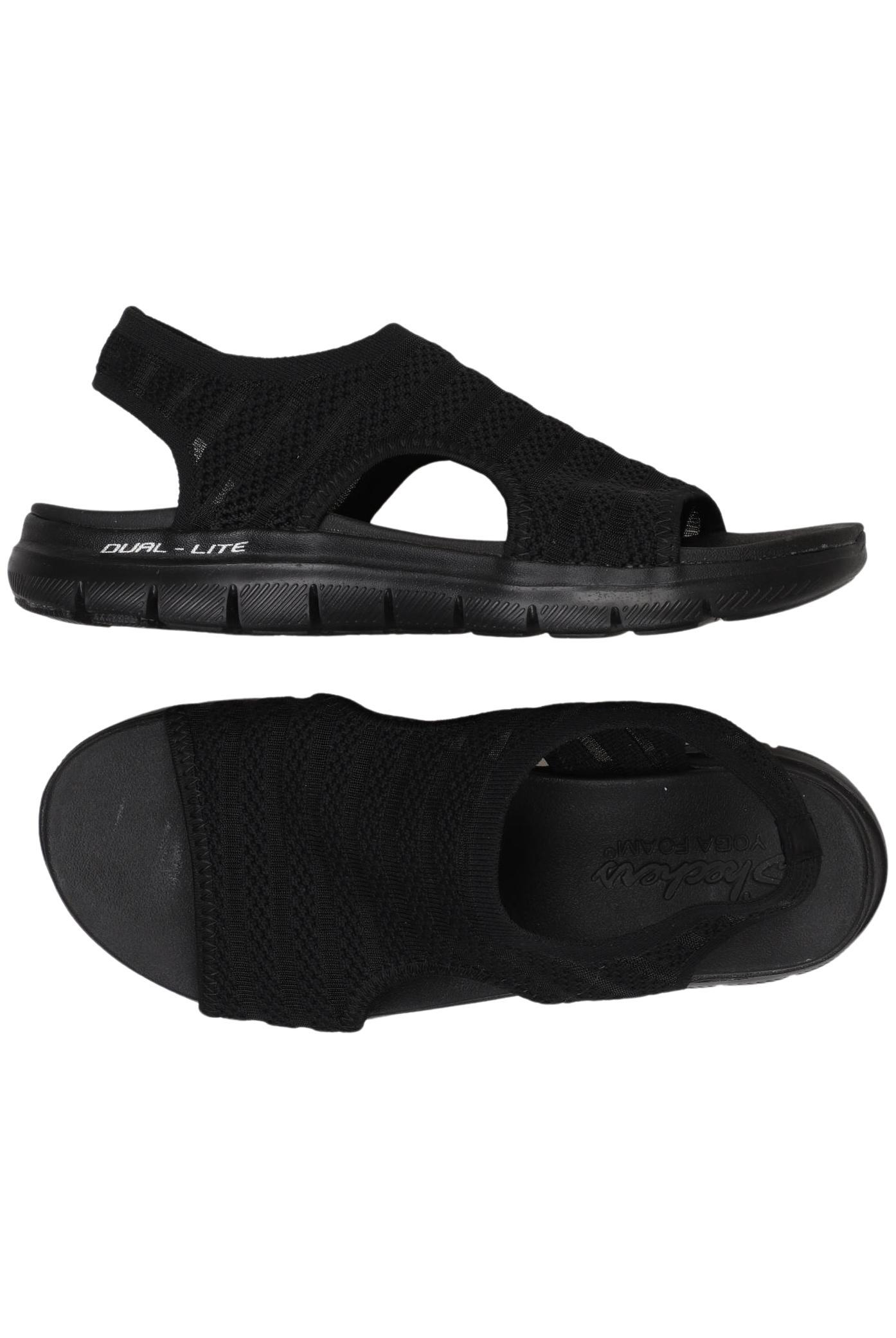

Skechers Damen Sandale, schwarz, Gr. 38