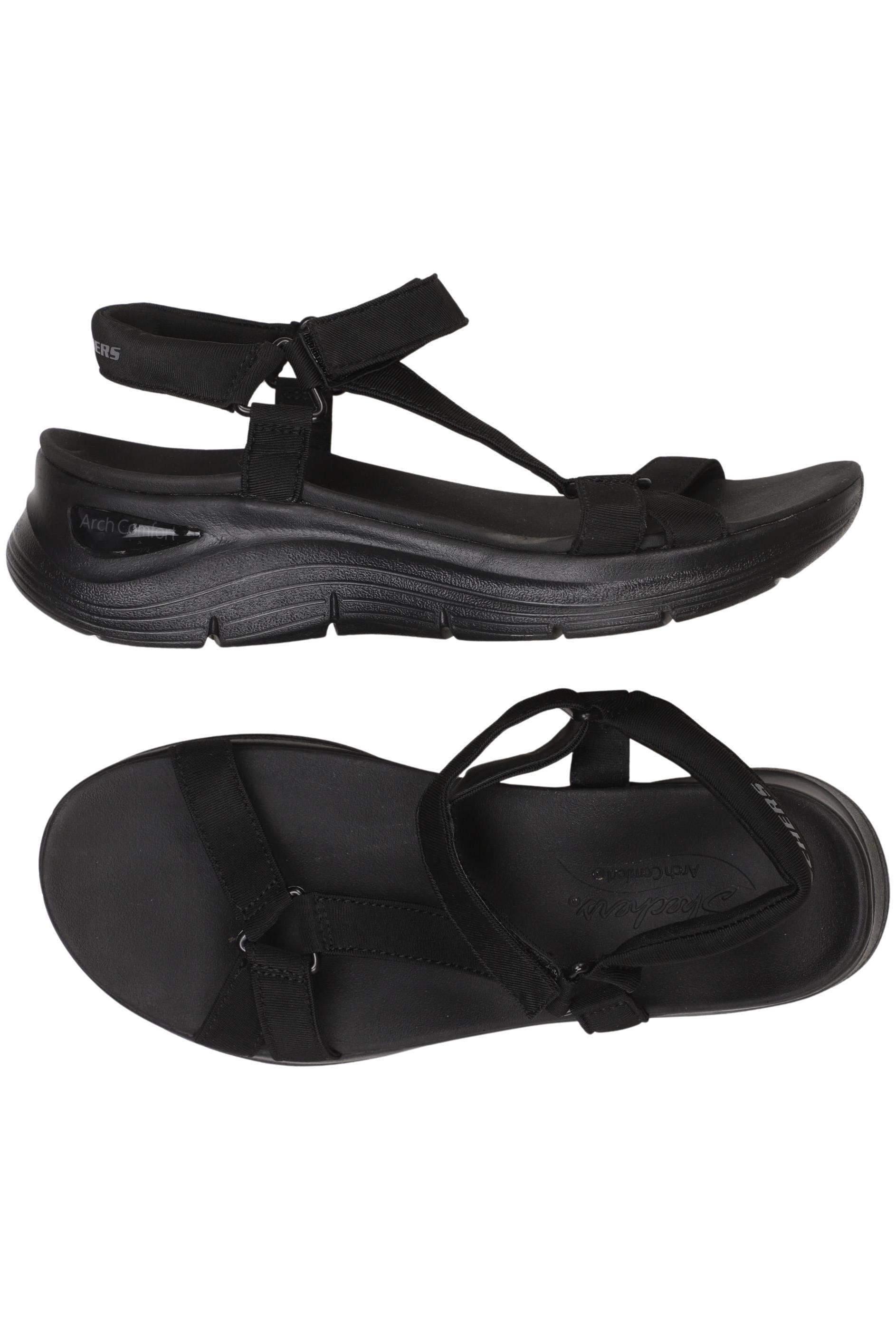 

Skechers Damen Sandale, schwarz, Gr. 38