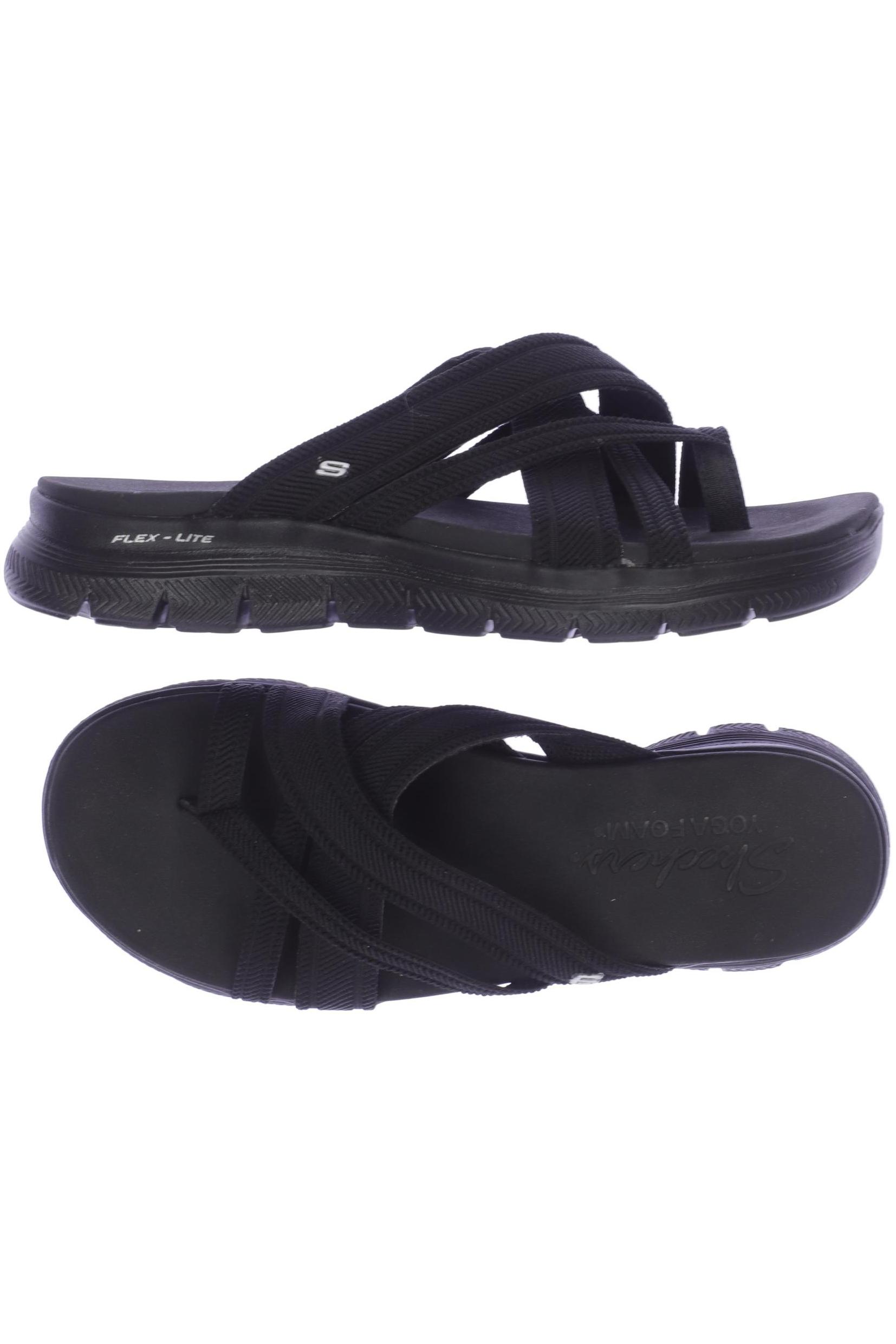 

Skechers Damen Sandale, schwarz, Gr. 39