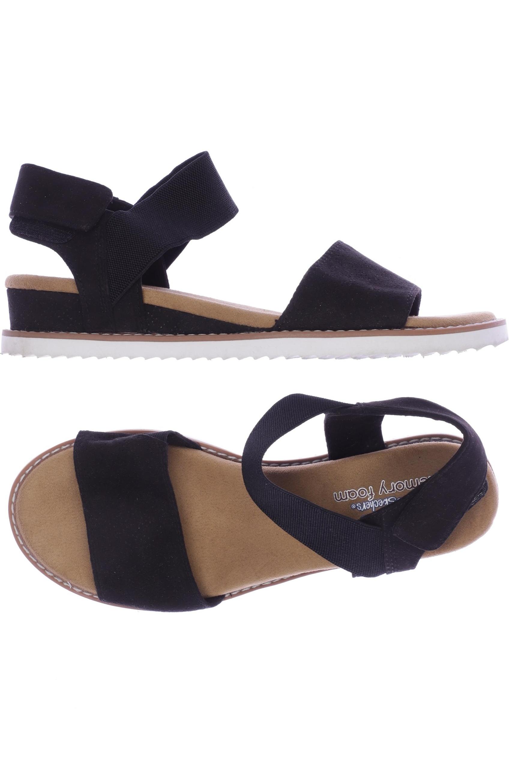 

Skechers Damen Sandale, schwarz, Gr. 38