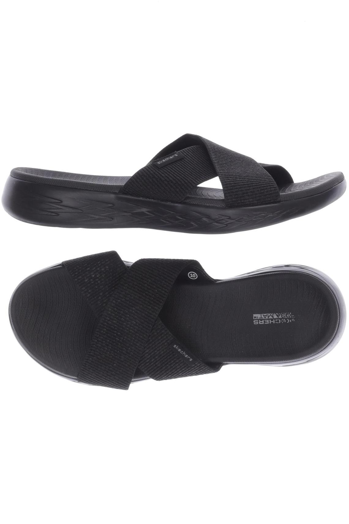 

Skechers Damen Sandale, schwarz, Gr. 10