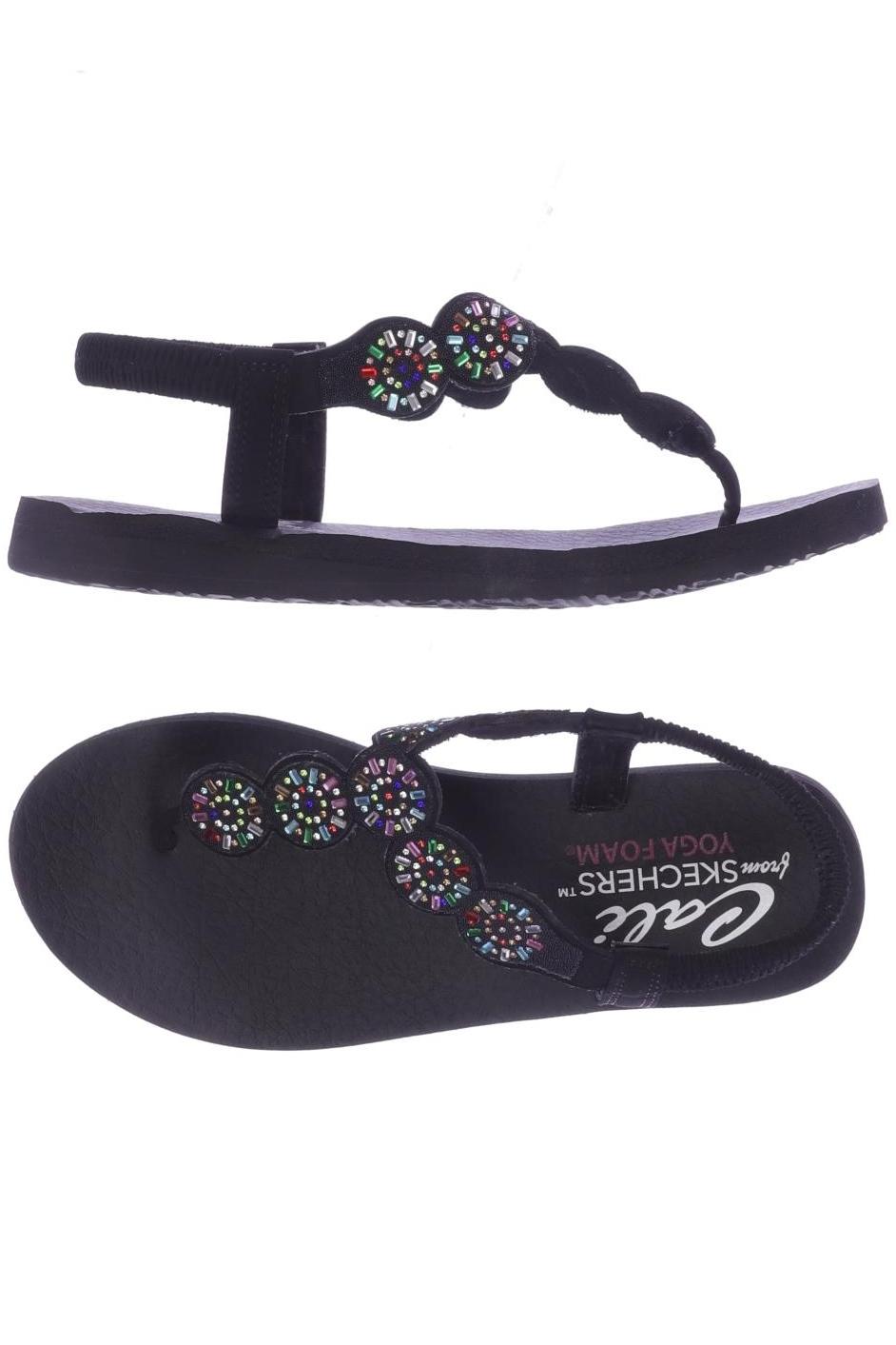 

Skechers Damen Sandale, schwarz, Gr. 39