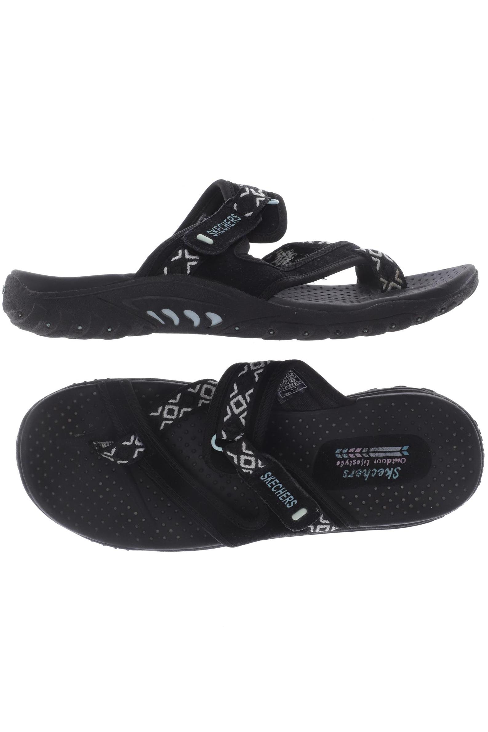 

SKECHERS Damen Sandale, schwarz