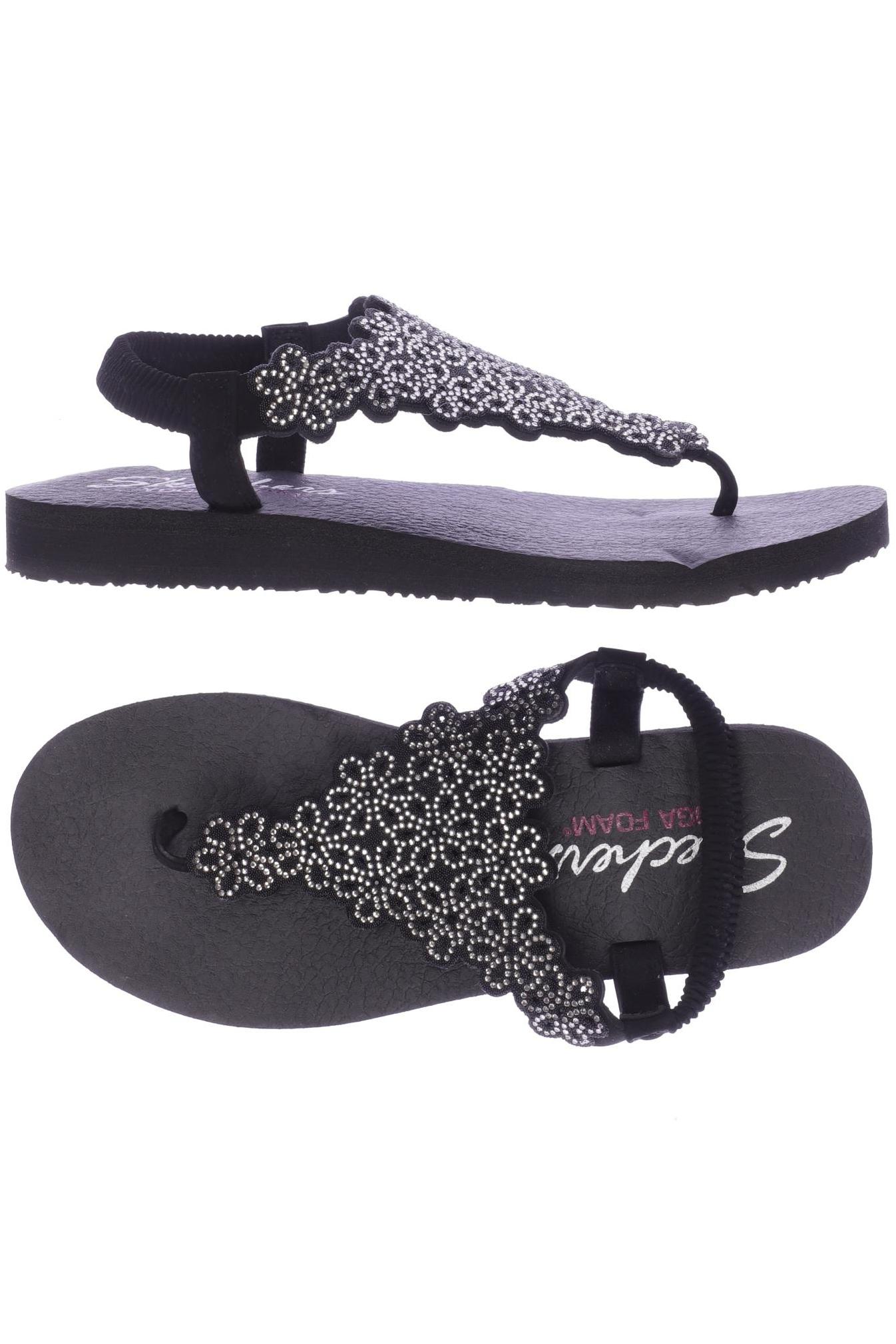 

Skechers Damen Sandale, schwarz, Gr. 40
