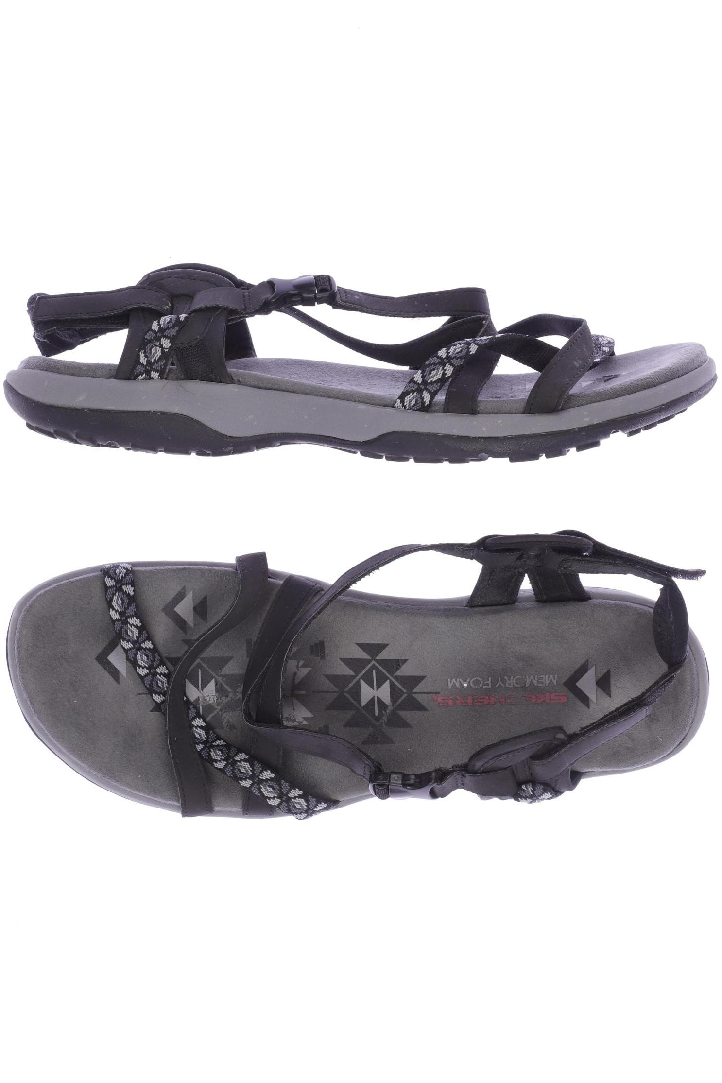 

Skechers Damen Sandale, grau, Gr. 11