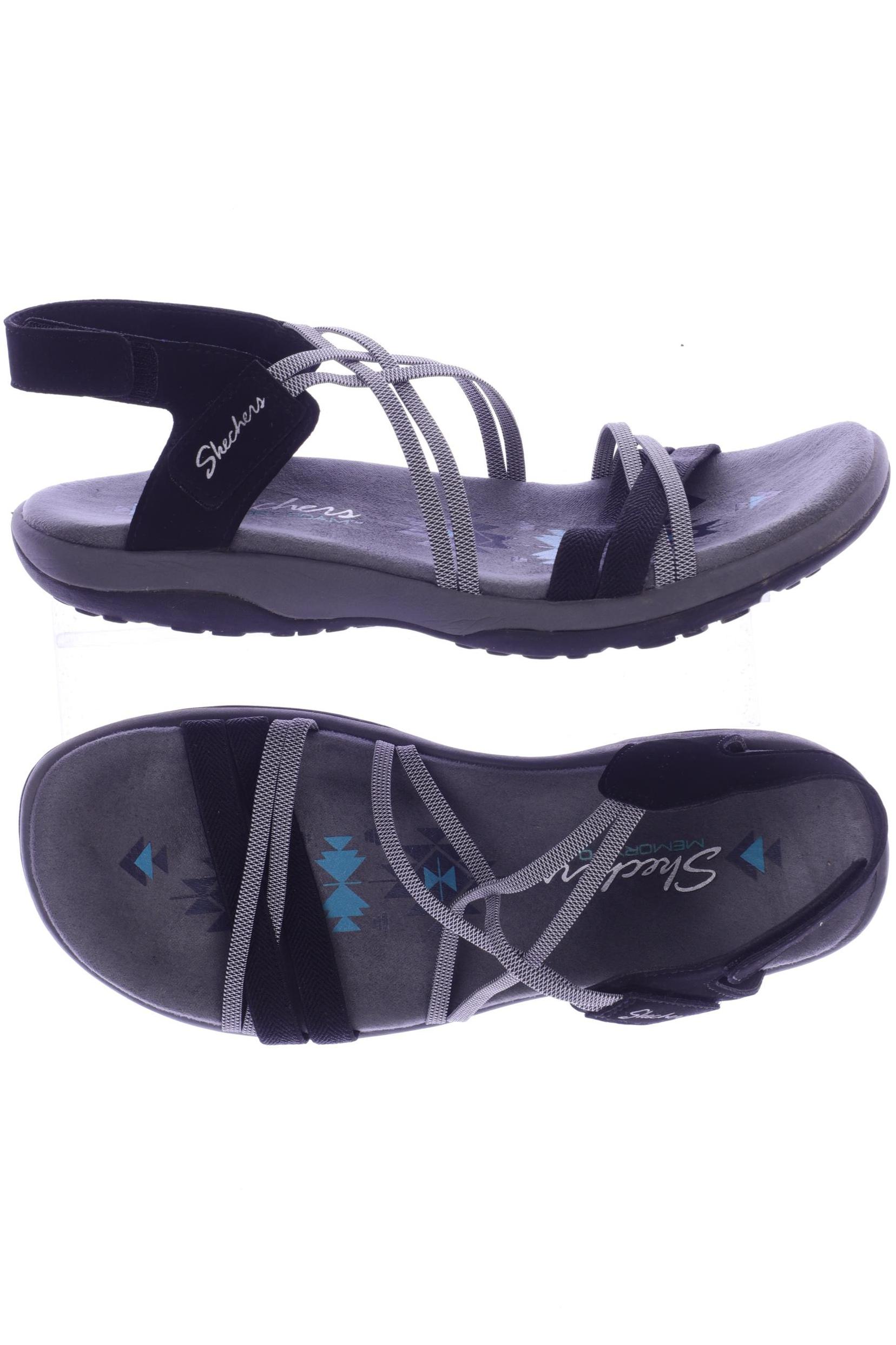 

SKECHERS Damen Sandale, grau