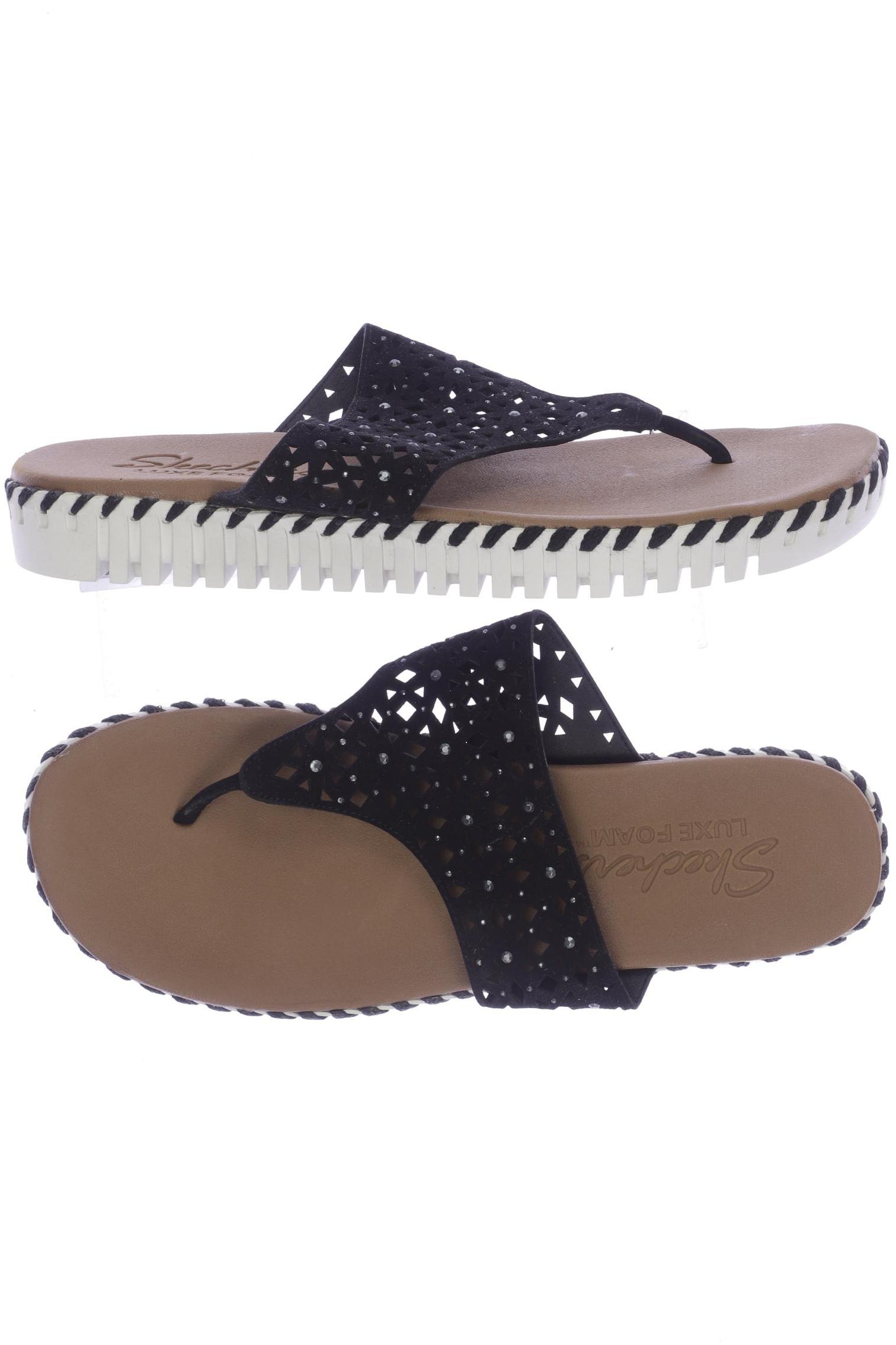 

Skechers Damen Sandale, schwarz, Gr. 42