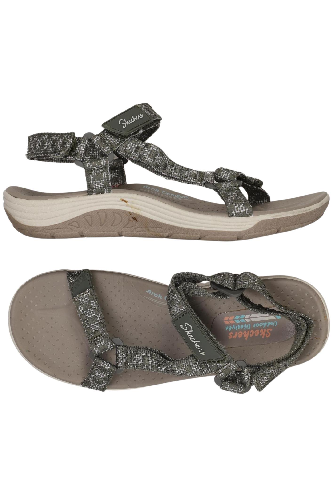 

Skechers Damen Sandale, grau, Gr. 38