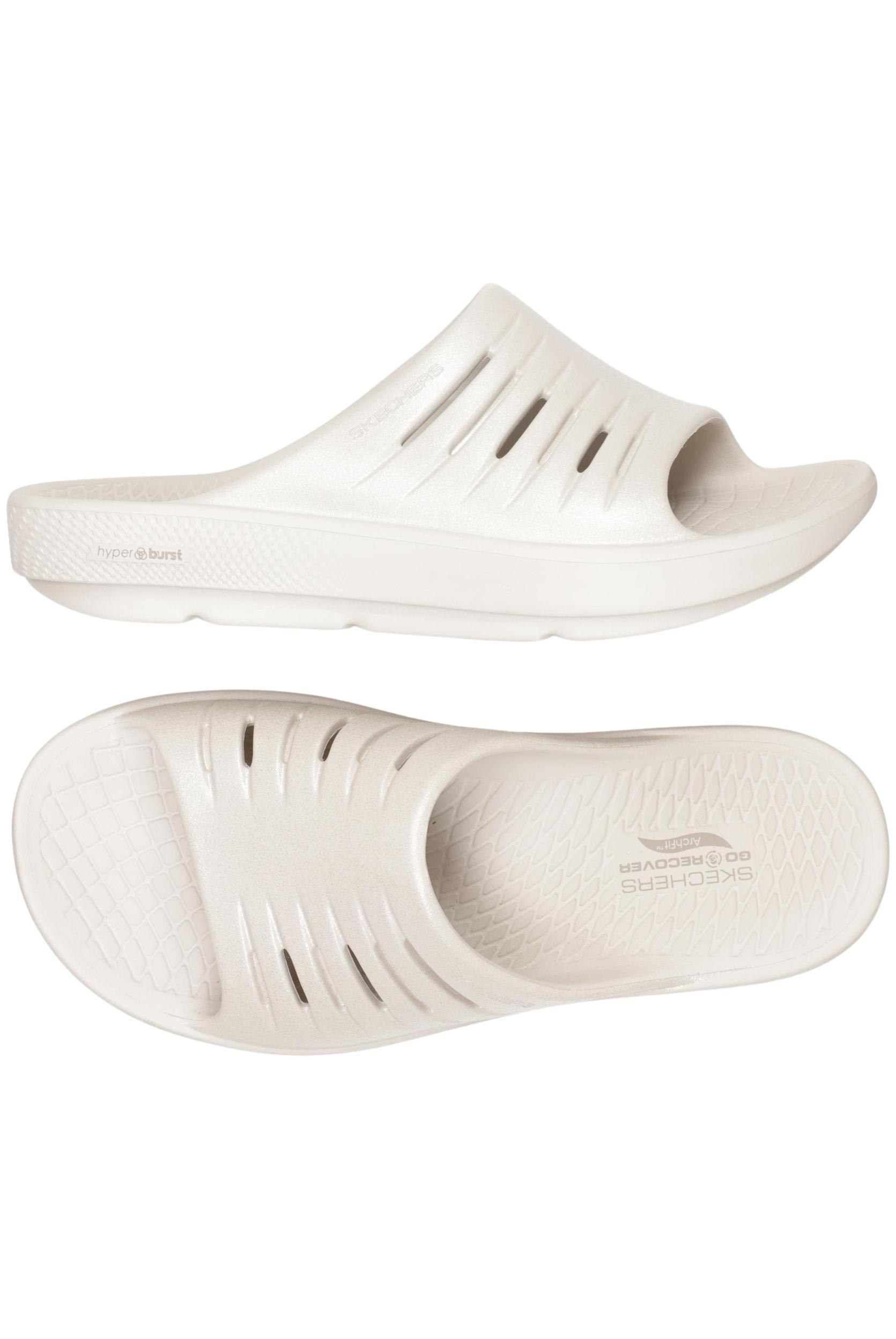 

Skechers Damen Sandale, beige, Gr. 8