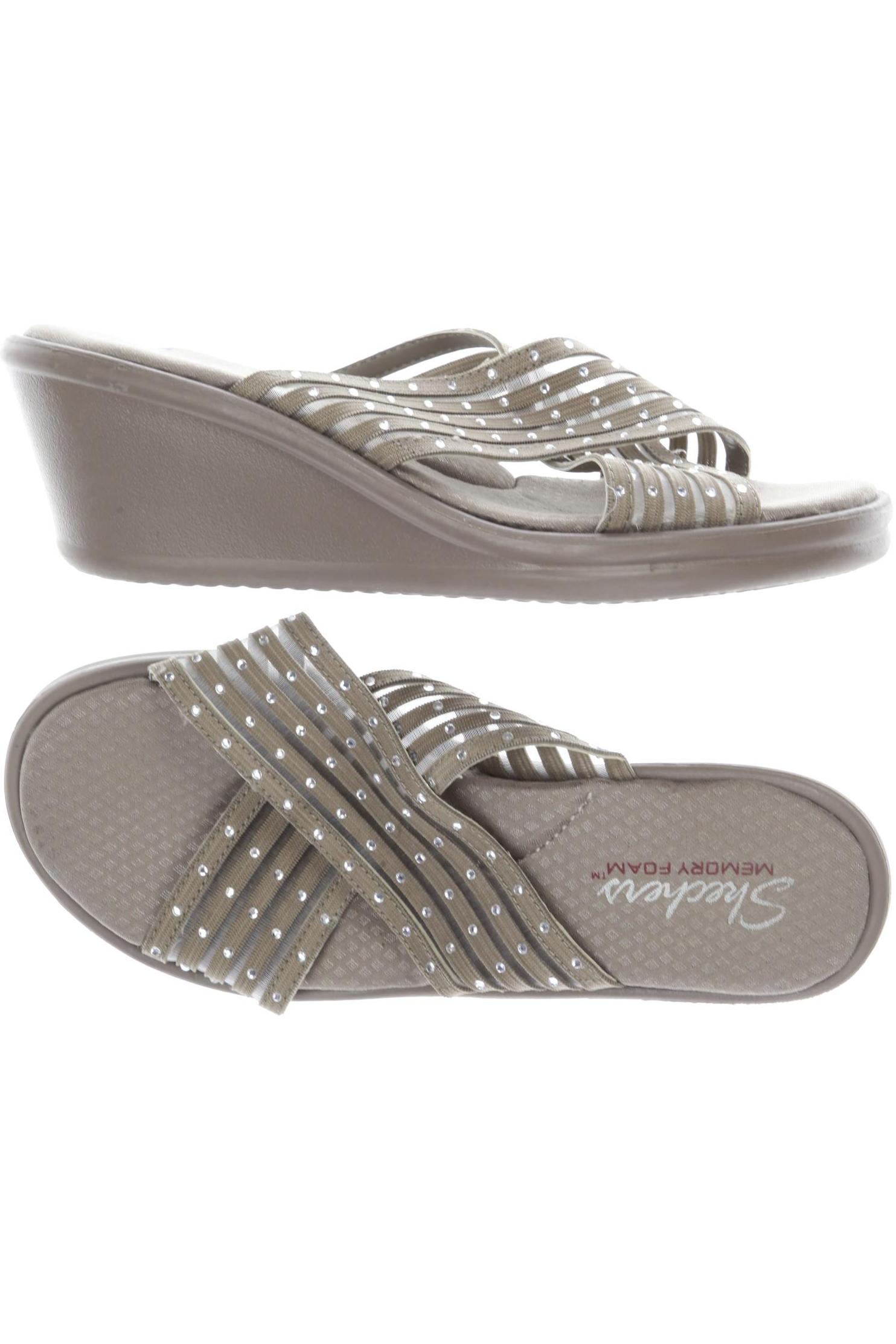 

Skechers Damen Sandale, braun, Gr. 8