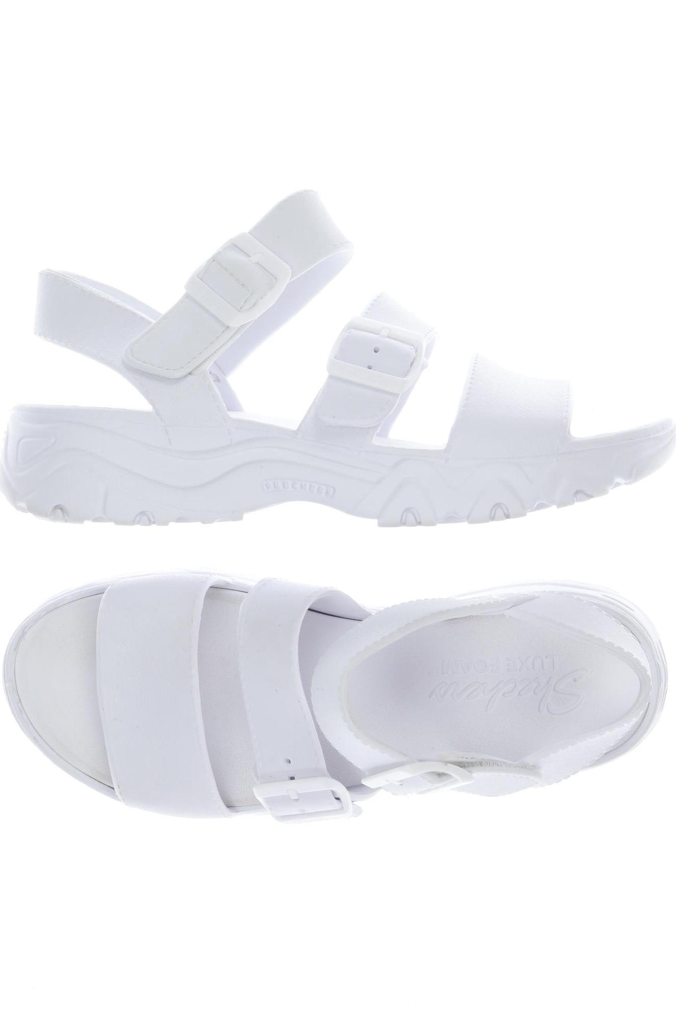 

Skechers Damen Sandale, weiß, Gr. 9