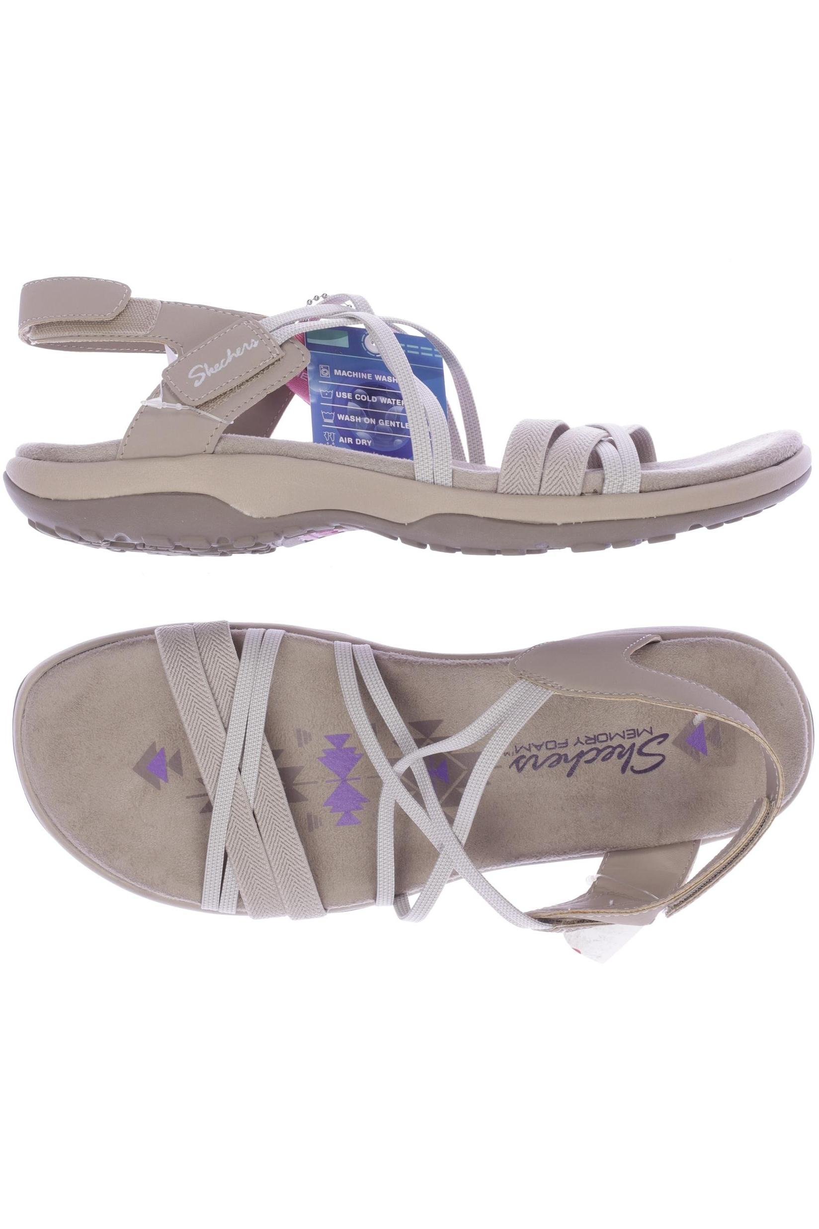 

Skechers Damen Sandale, beige, Gr. 39
