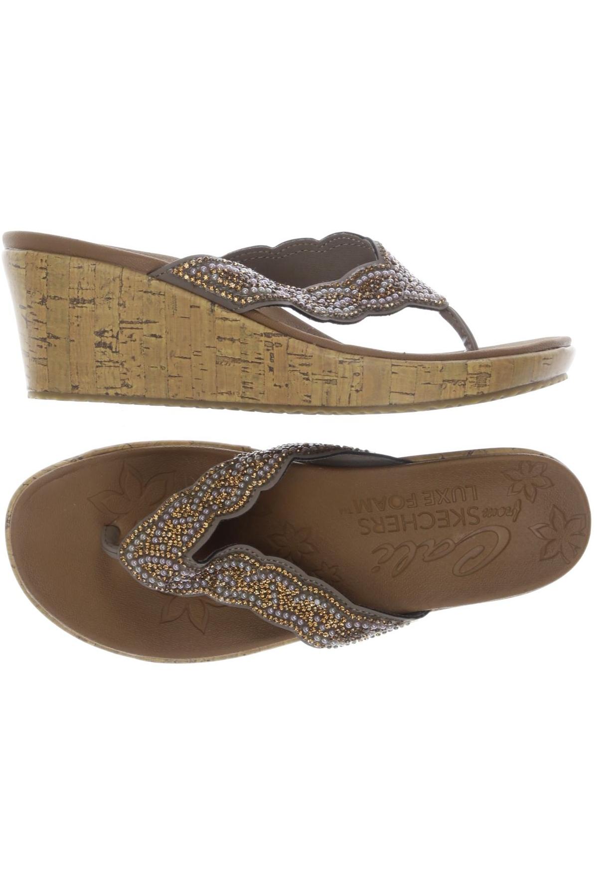 

Skechers Damen Sandale, braun, Gr. 35