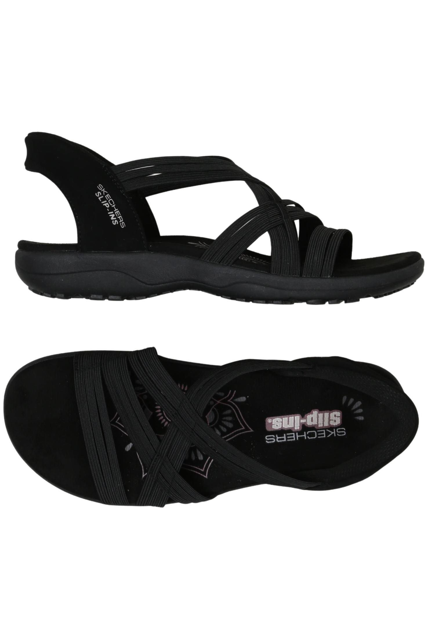 

Skechers Damen Sandale, schwarz, Gr. 37