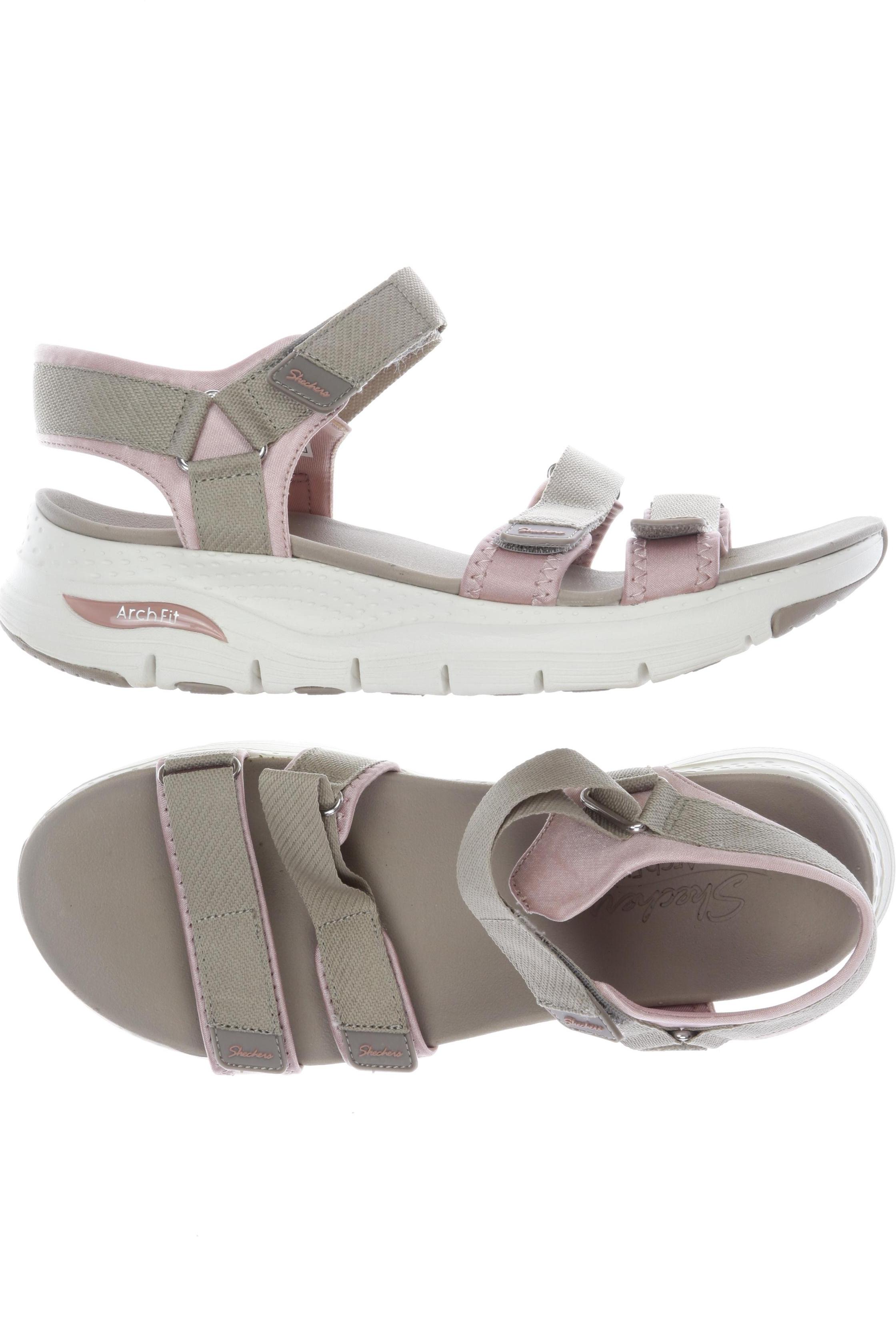 

Skechers Damen Sandale, beige, Gr. 40