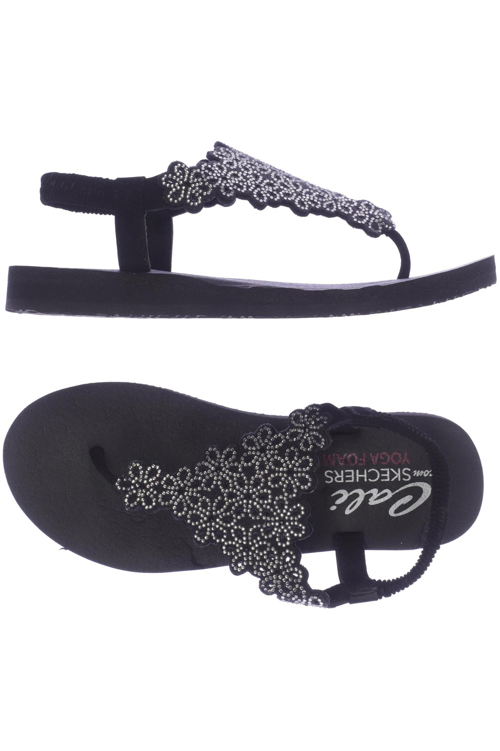 

Skechers Damen Sandale, schwarz, Gr. 39