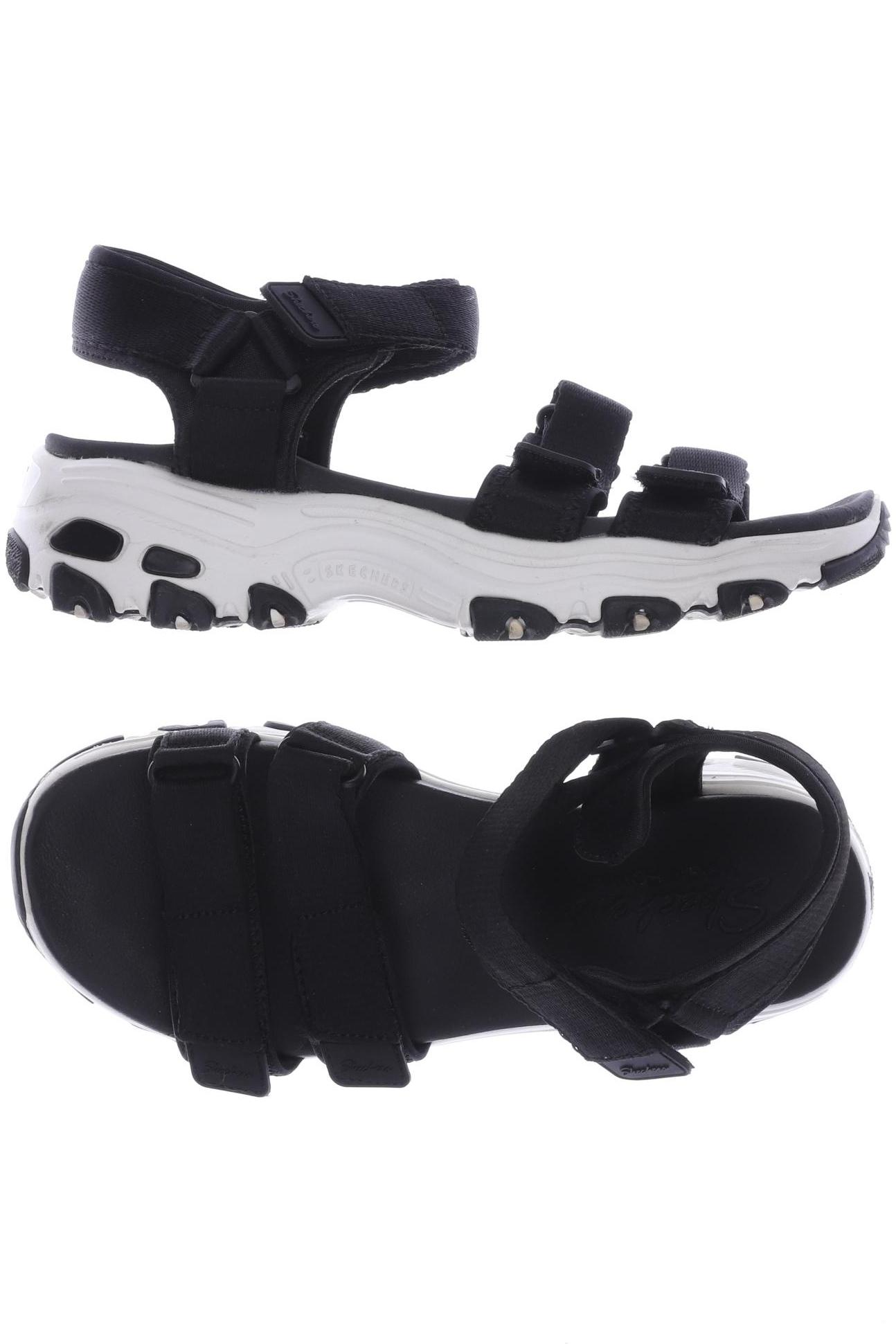 

SKECHERS Damen Sandale, schwarz