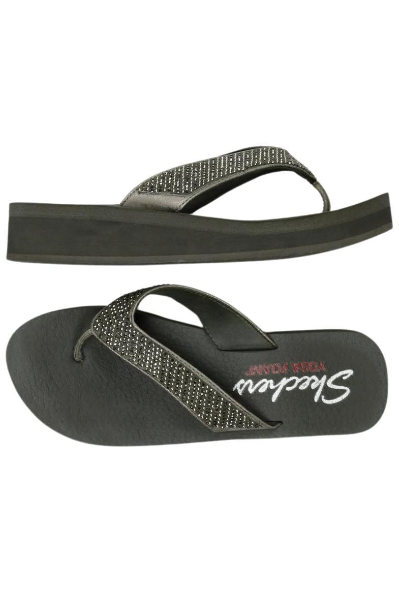 

Skechers Damen Sandale, silber, Gr. 38