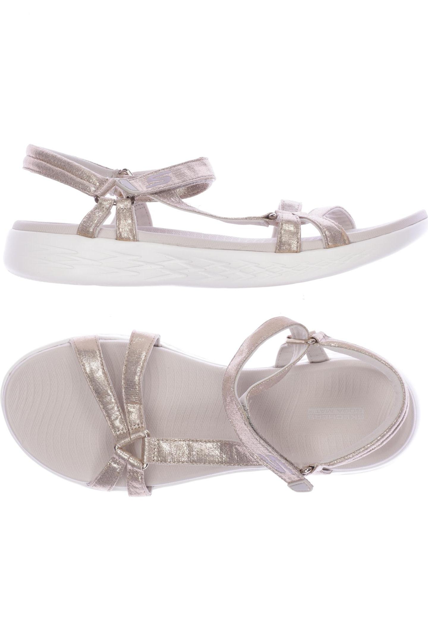 

Skechers Damen Sandale, gold, Gr. 41
