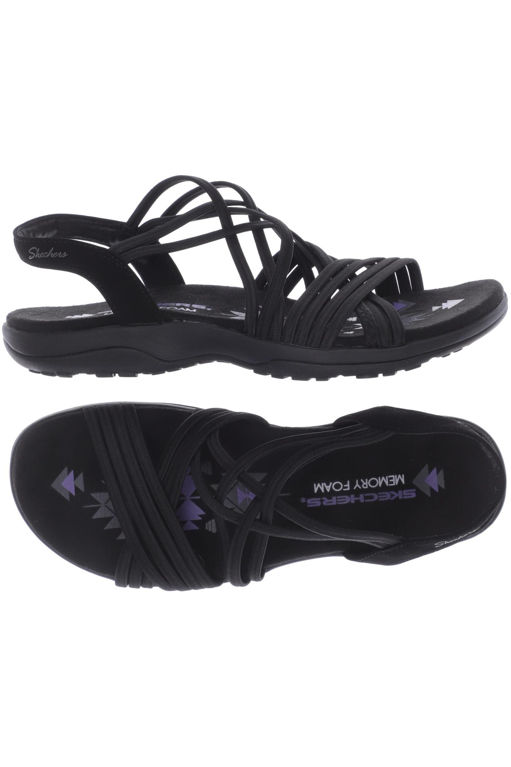 

Skechers Damen Sandale, schwarz, Gr. 38