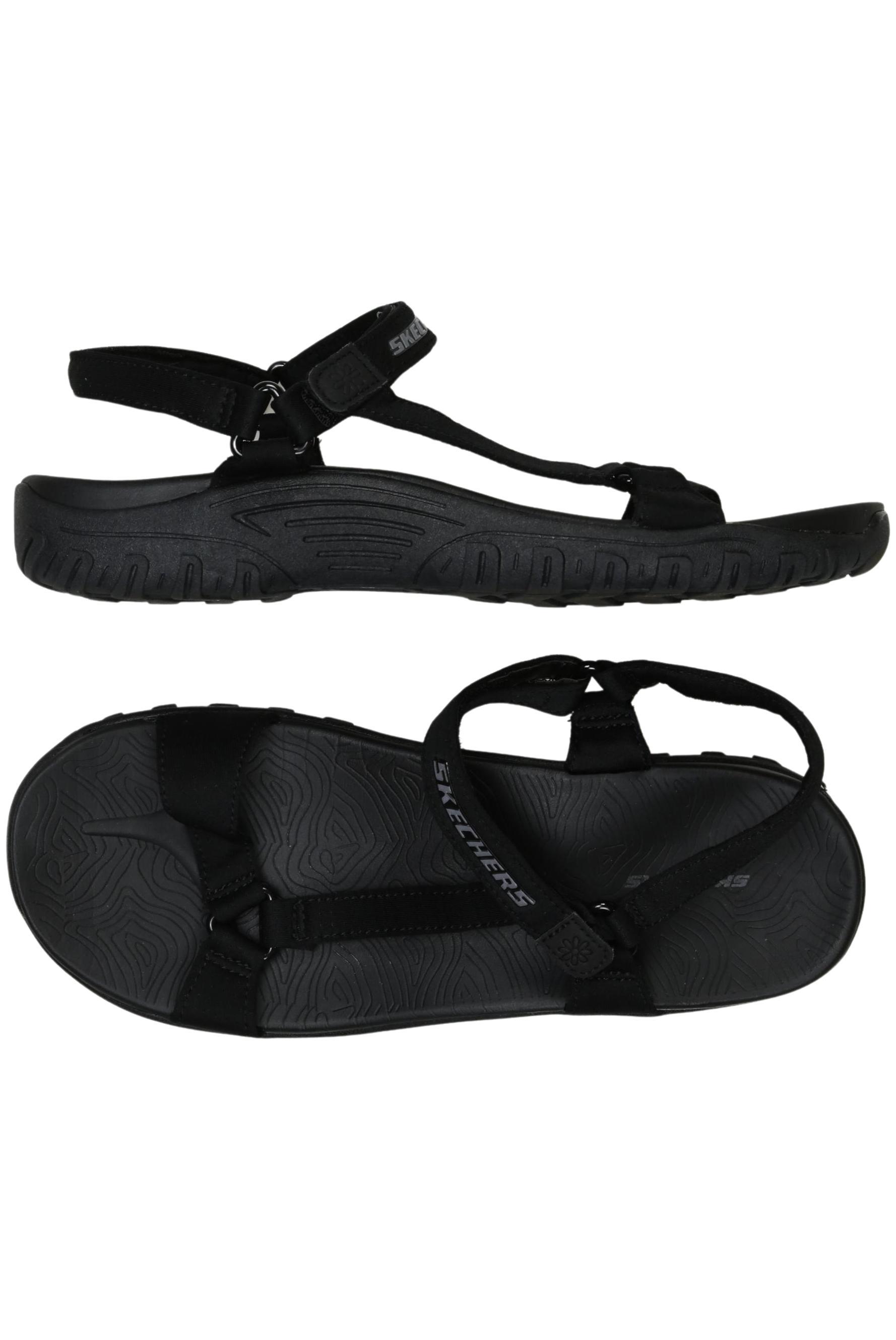 

Skechers Damen Sandale, schwarz, Gr. 9