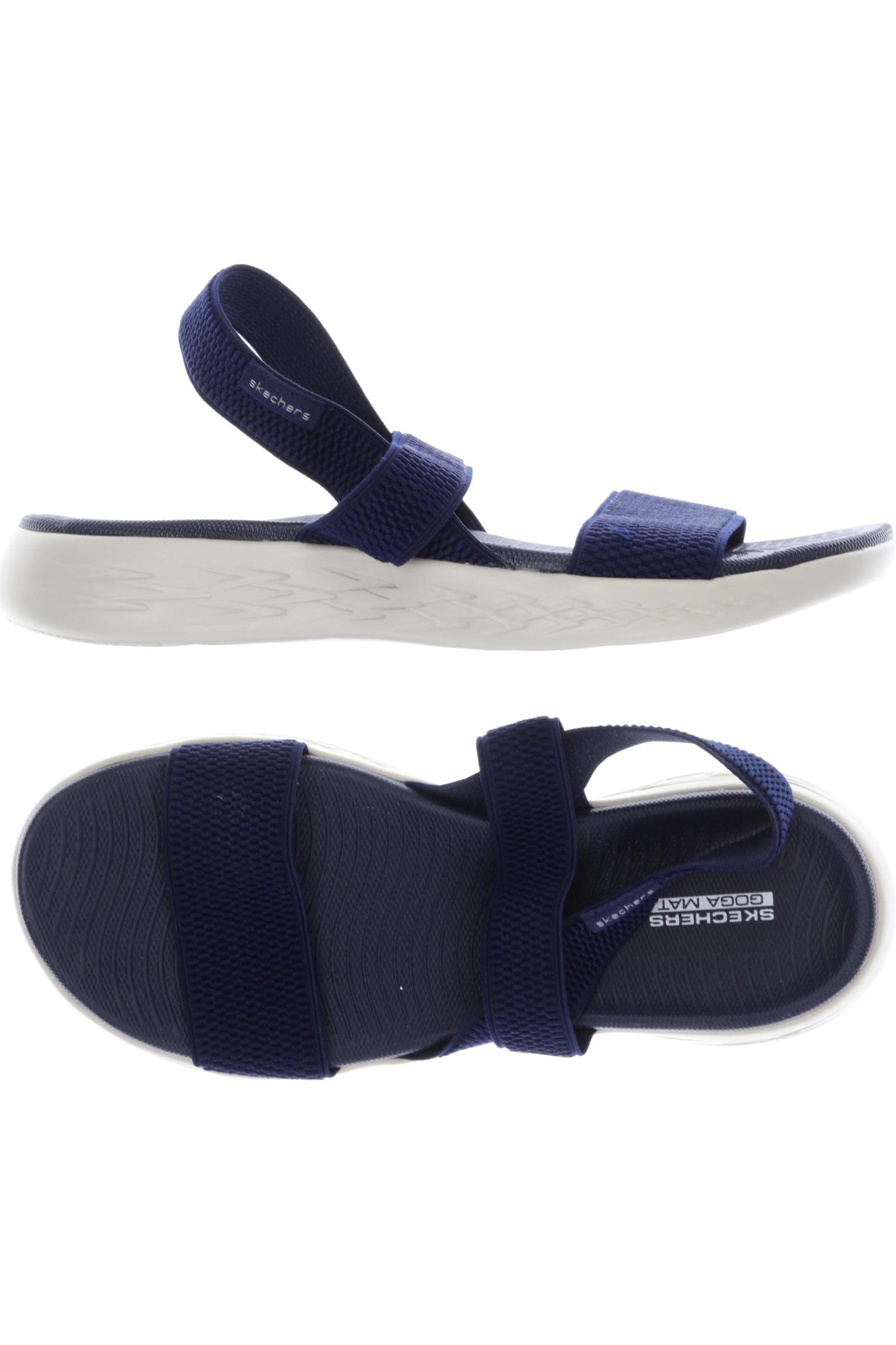 

Skechers Damen Sandale, marineblau, Gr. 8