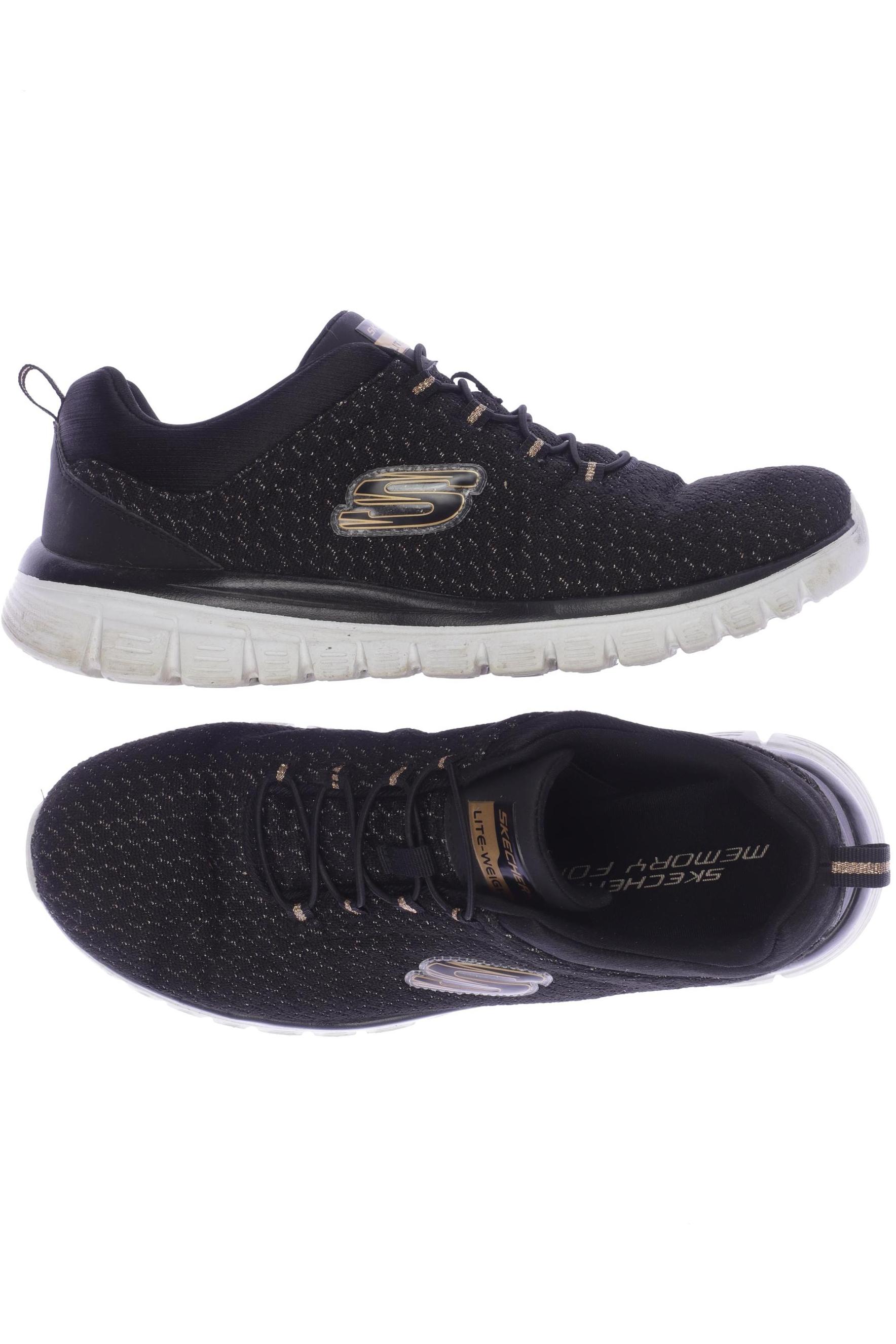 

SKECHERS Damen Sneakers, schwarz