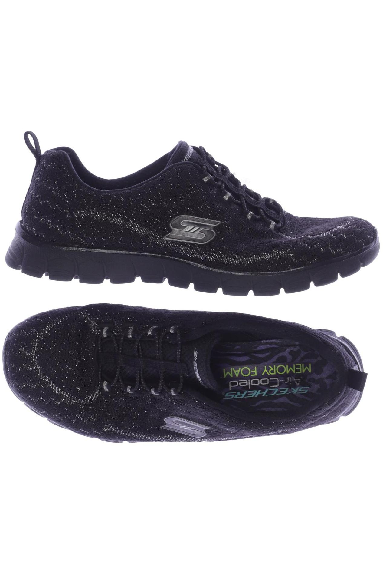

SKECHERS Damen Sneakers, schwarz