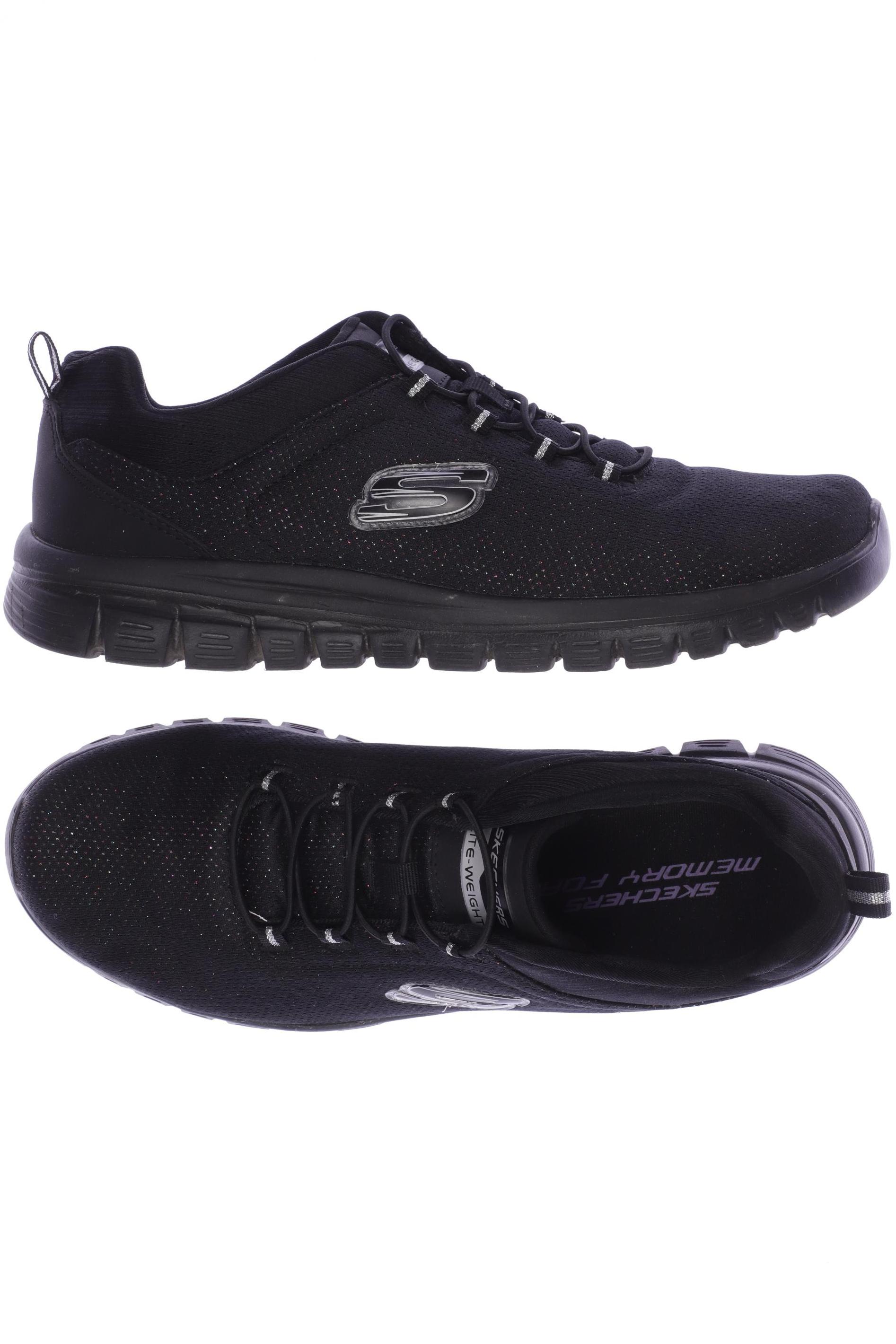 

SKECHERS Damen Sneakers, schwarz