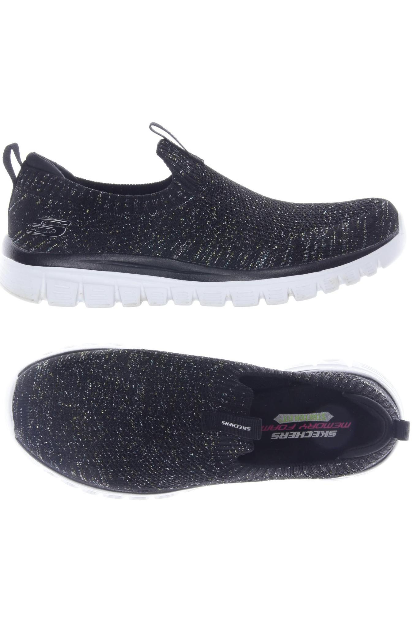 

SKECHERS Damen Sneakers, schwarz