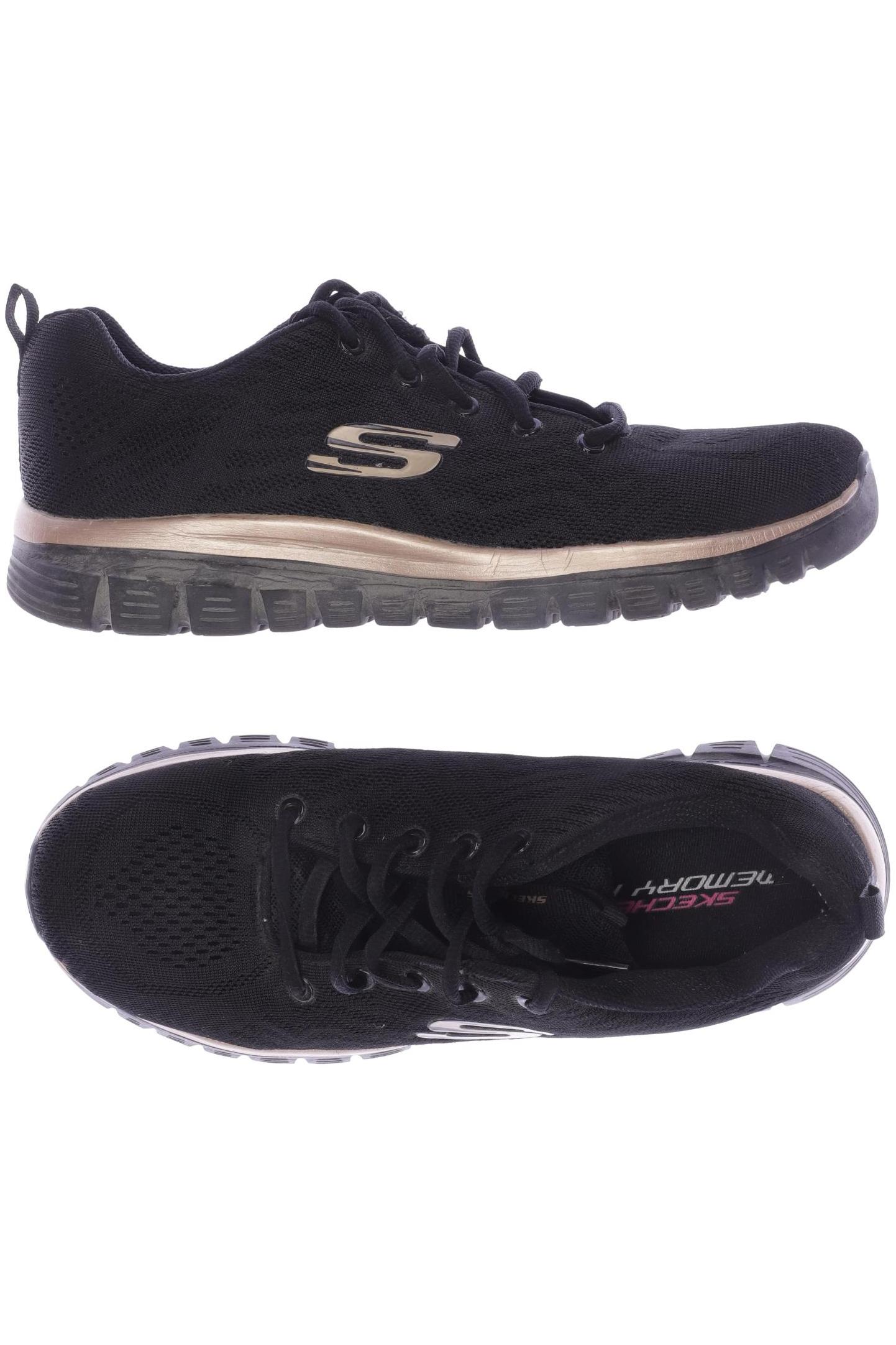 

SKECHERS Damen Sneakers, schwarz