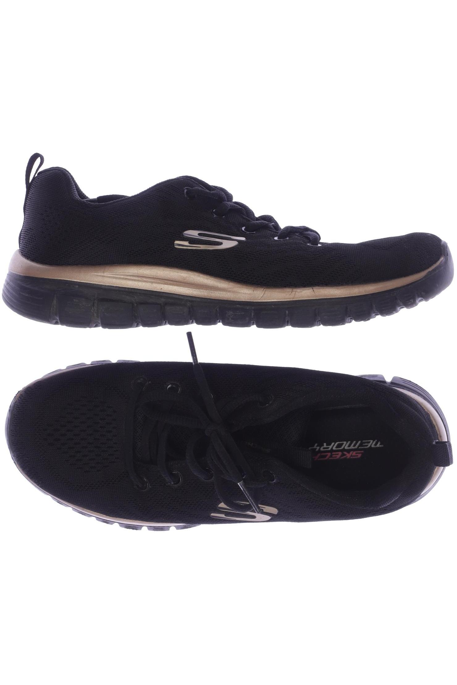 

SKECHERS Damen Sneakers, schwarz