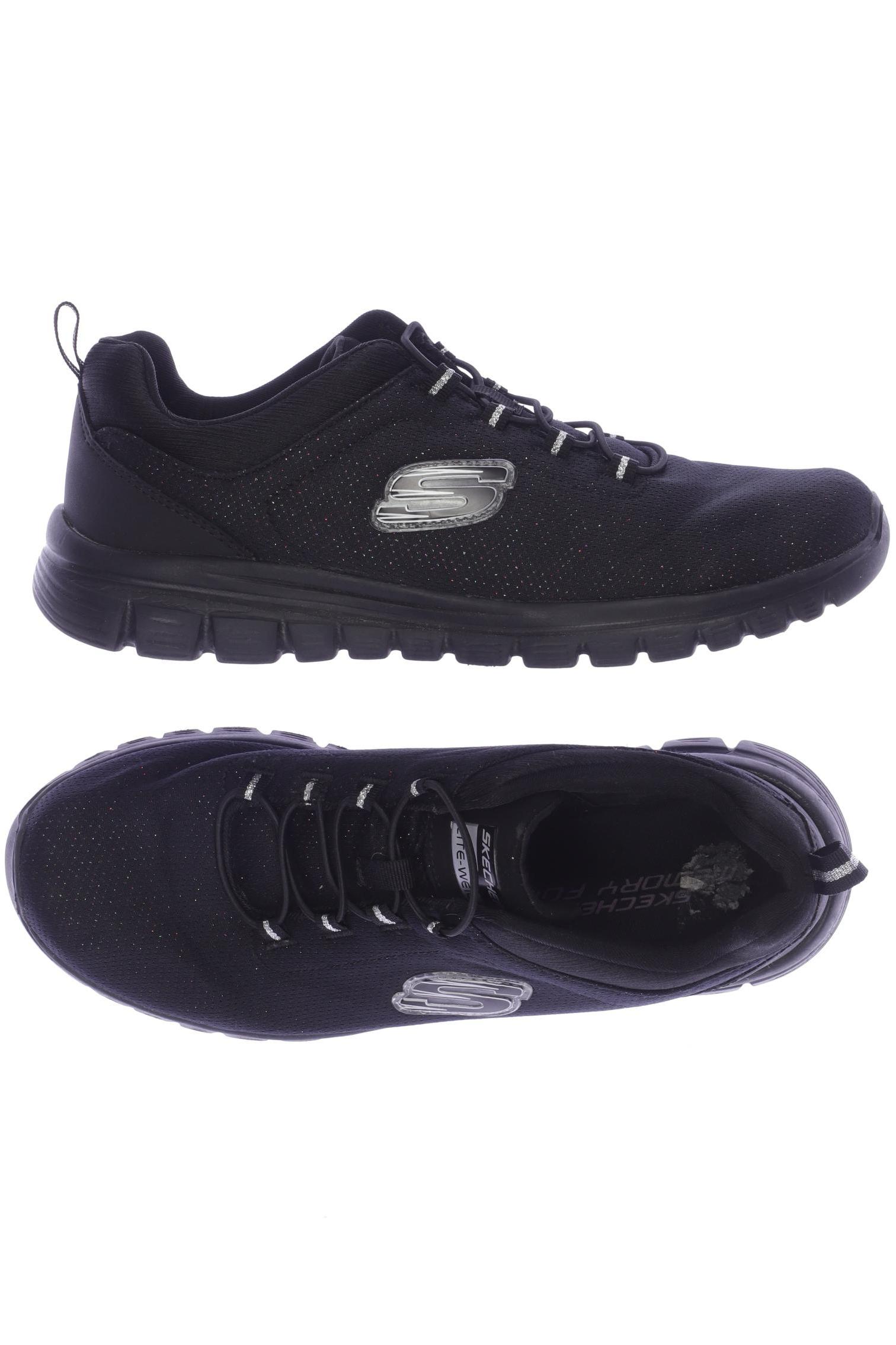 

SKECHERS Damen Sneakers, schwarz